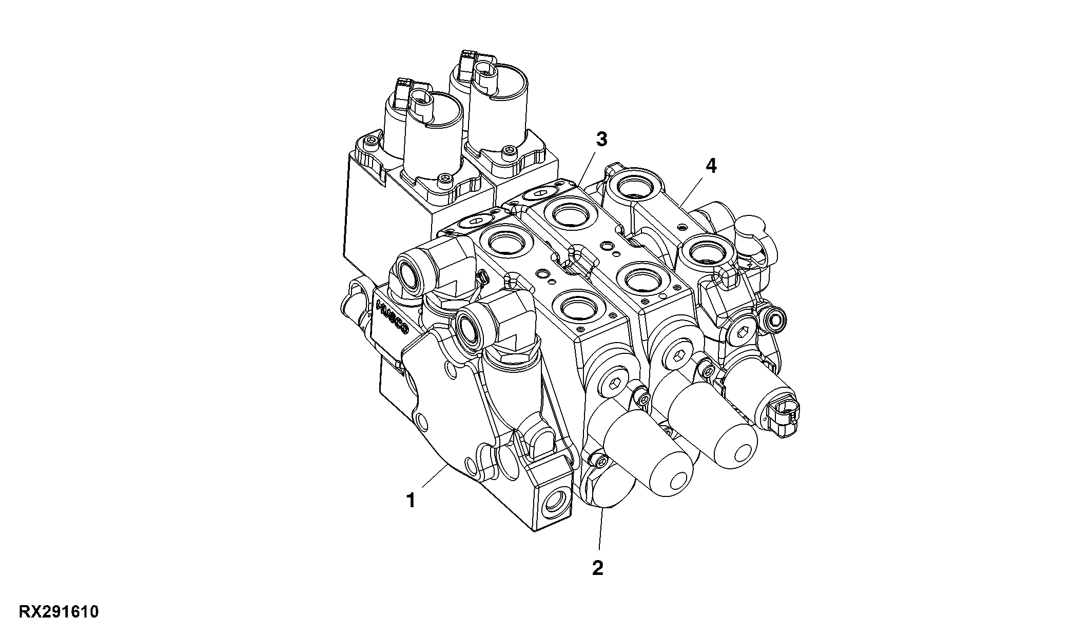 Selective Control Valve Stack Assembly