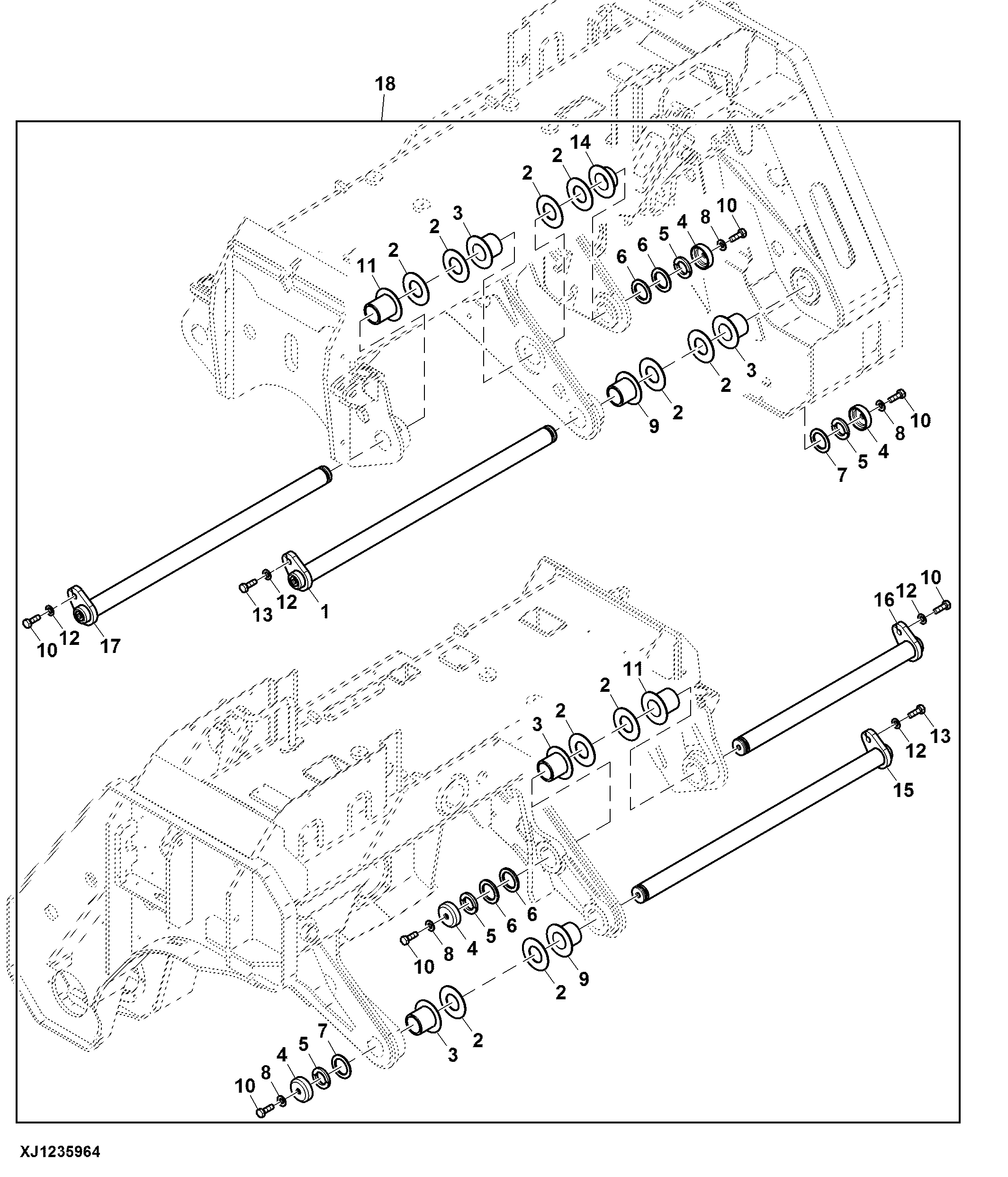High-wear Feed and Delimb Components (Option)
