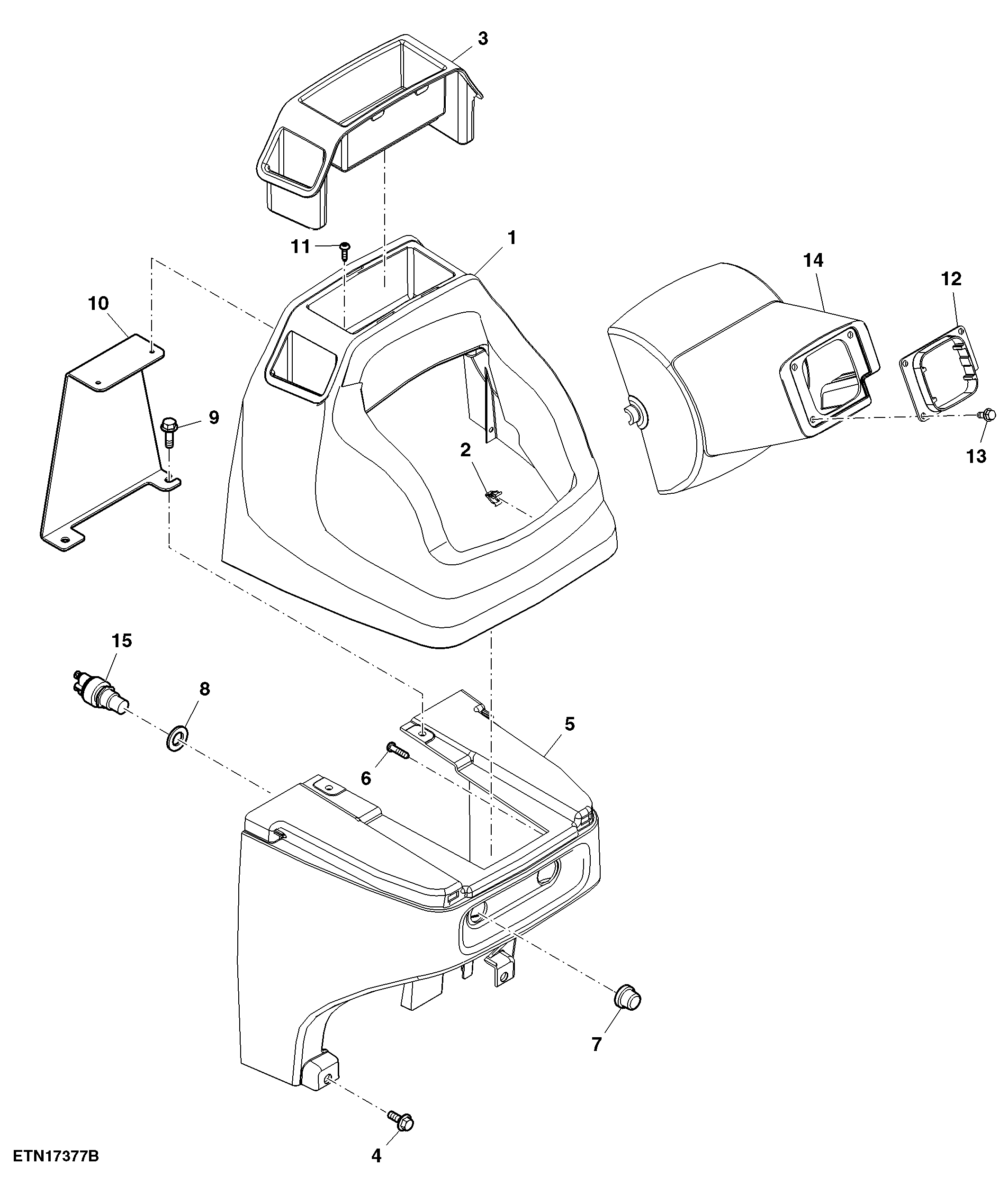 Cowl Assembly, W/ Ether, Standard, IT4 Engine