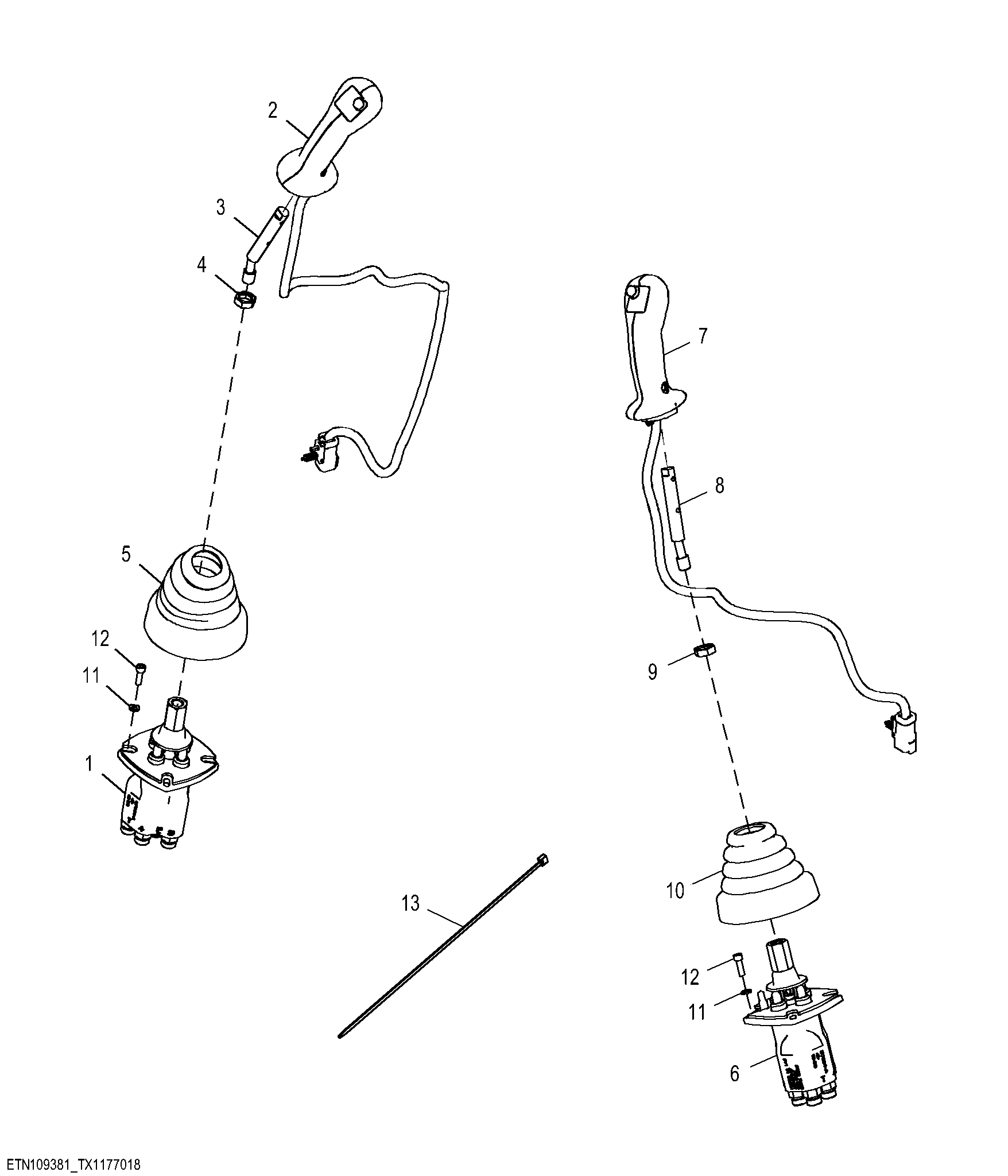 Pilot Controller Valves and Joysticks ( - 303523)