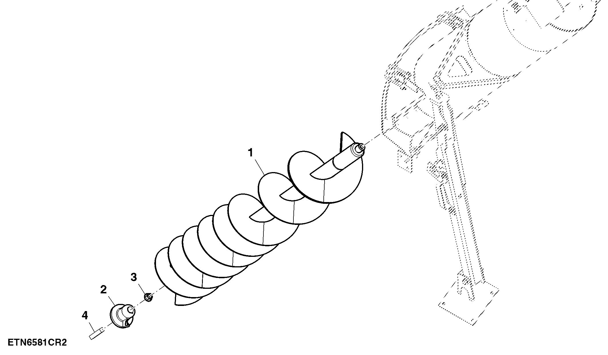 Loading Auger, 400 Bushels Power Fold / Manual Fold