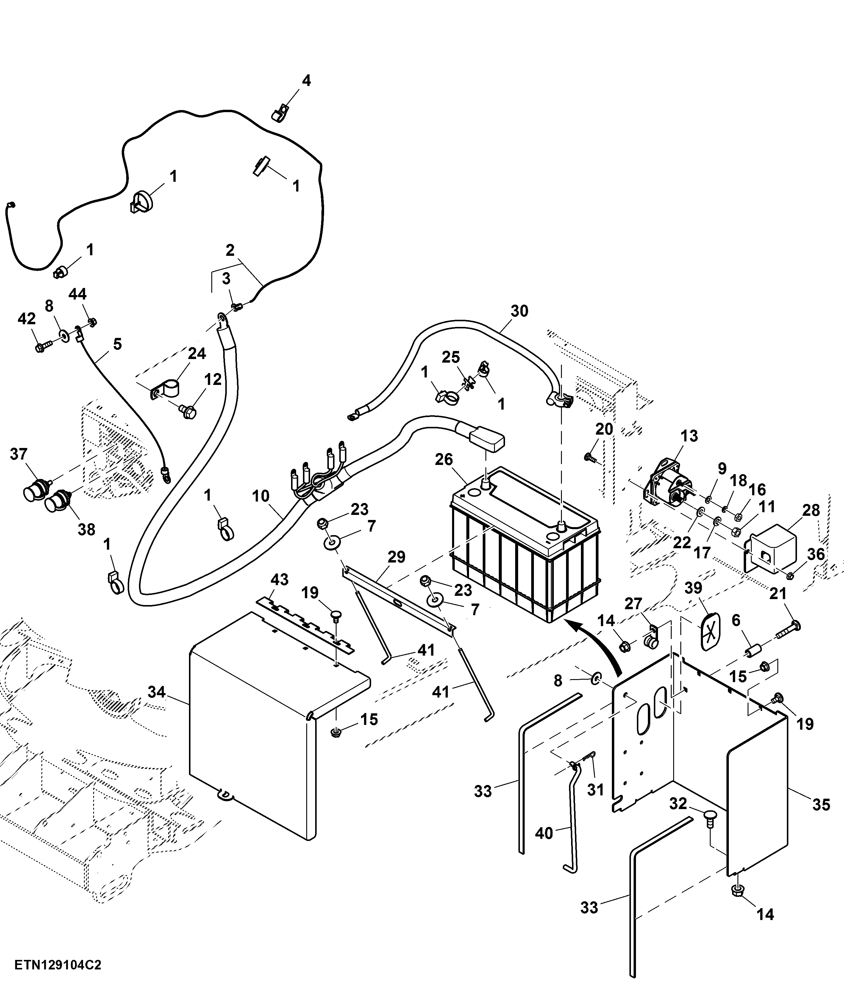 Battery and Battery Cables (410000 - 419999)