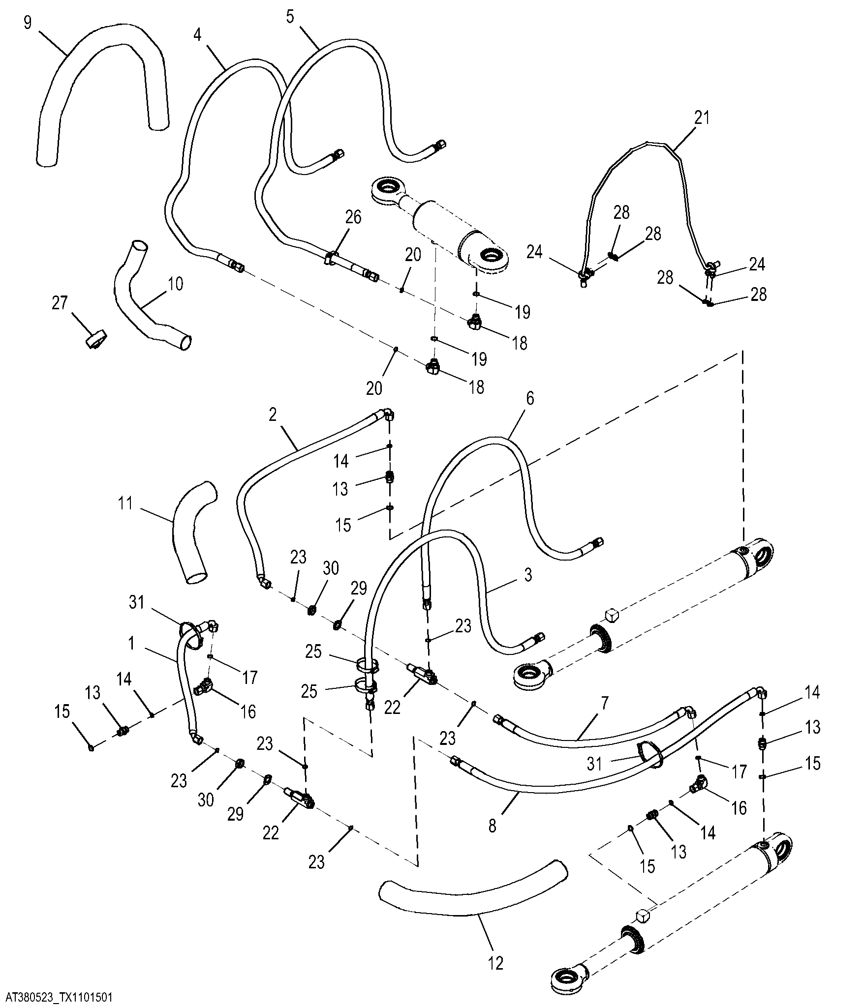 Low Ground Pressure Blade Plumbing ( - 291536)