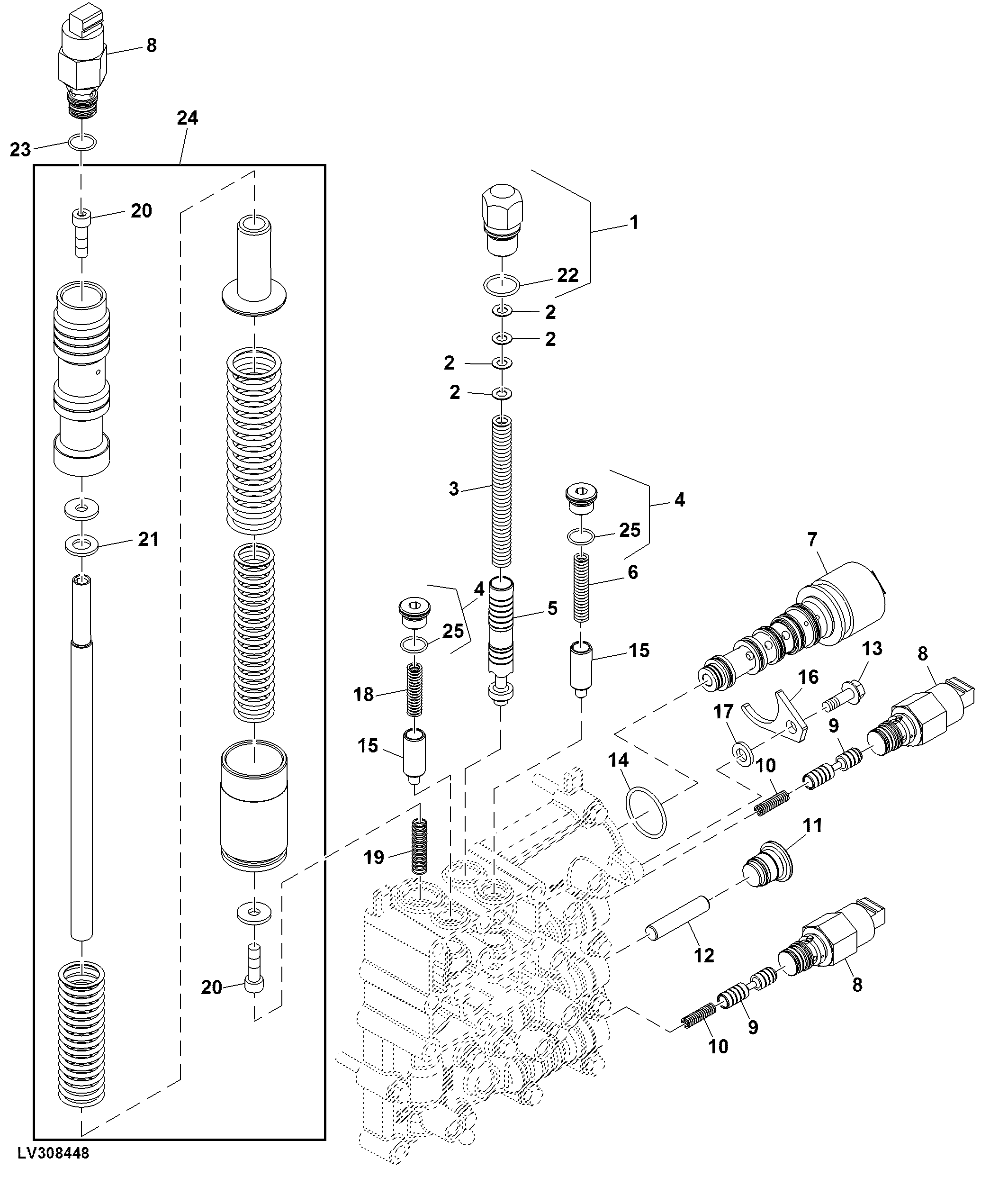 Control Valve Assembly, Power Reverser Plus