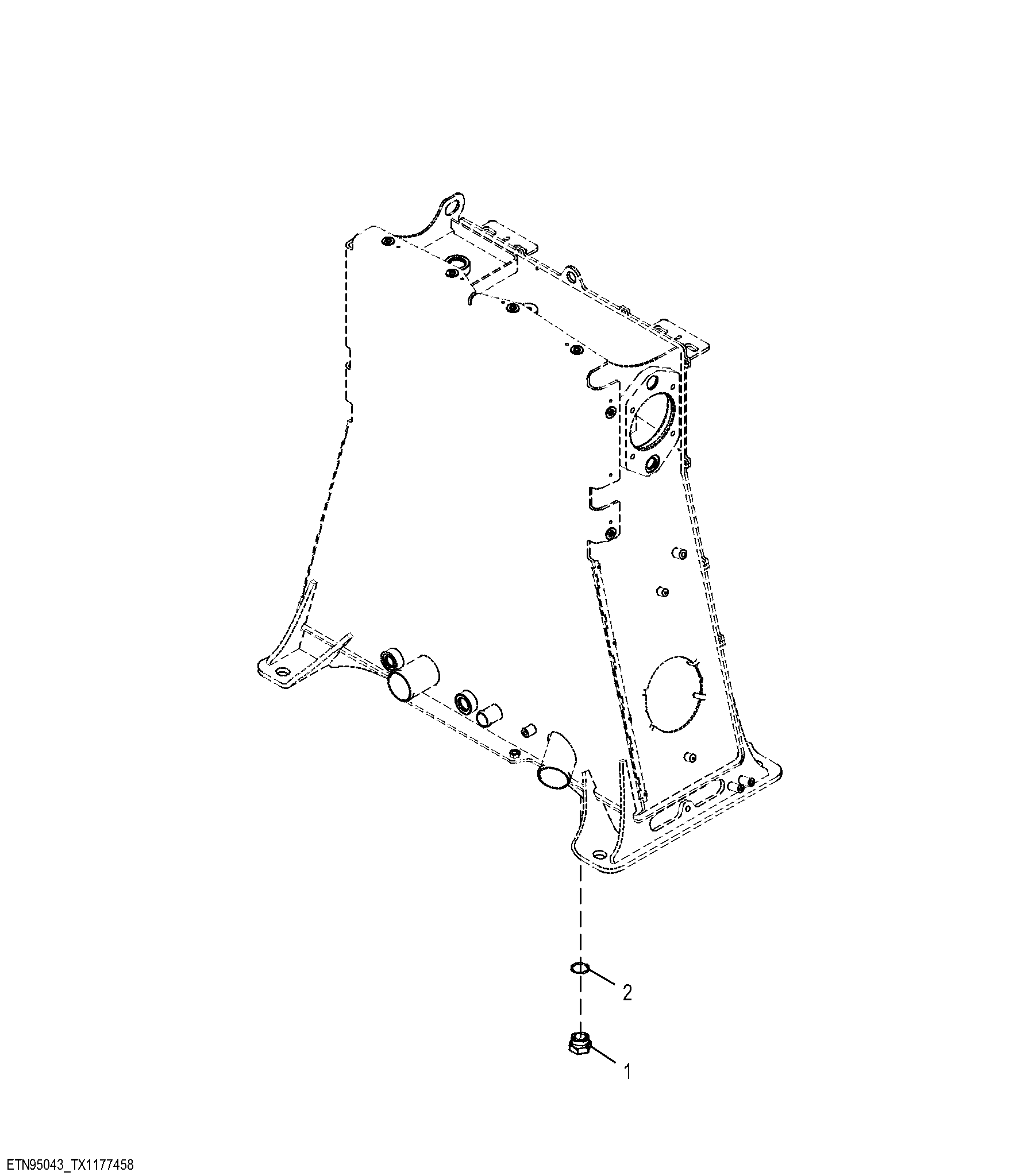 Hydraulic Tank Plug, Less Secondary Steering