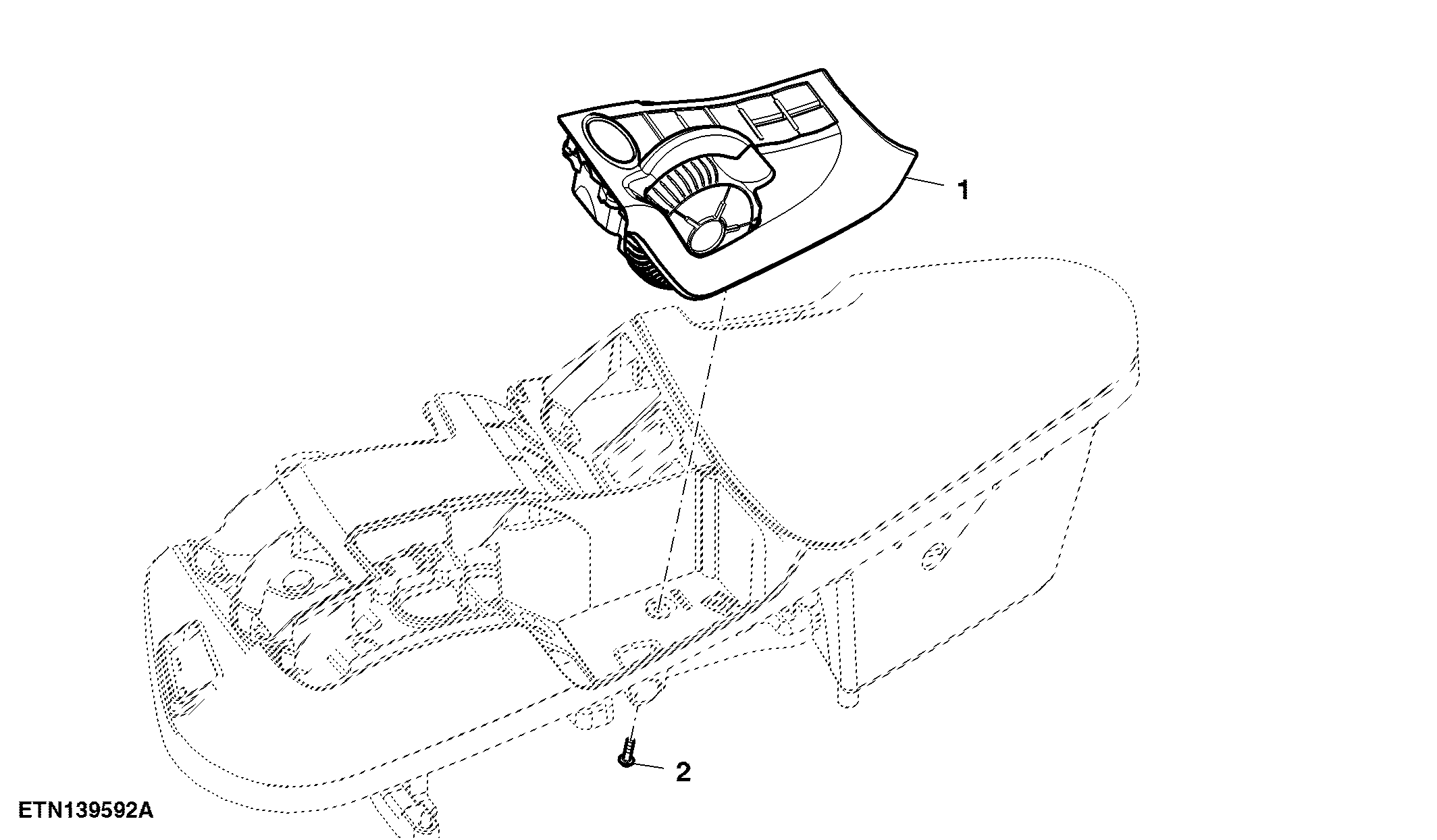 Hand Throttle, Engine Speed Control (917000 - )