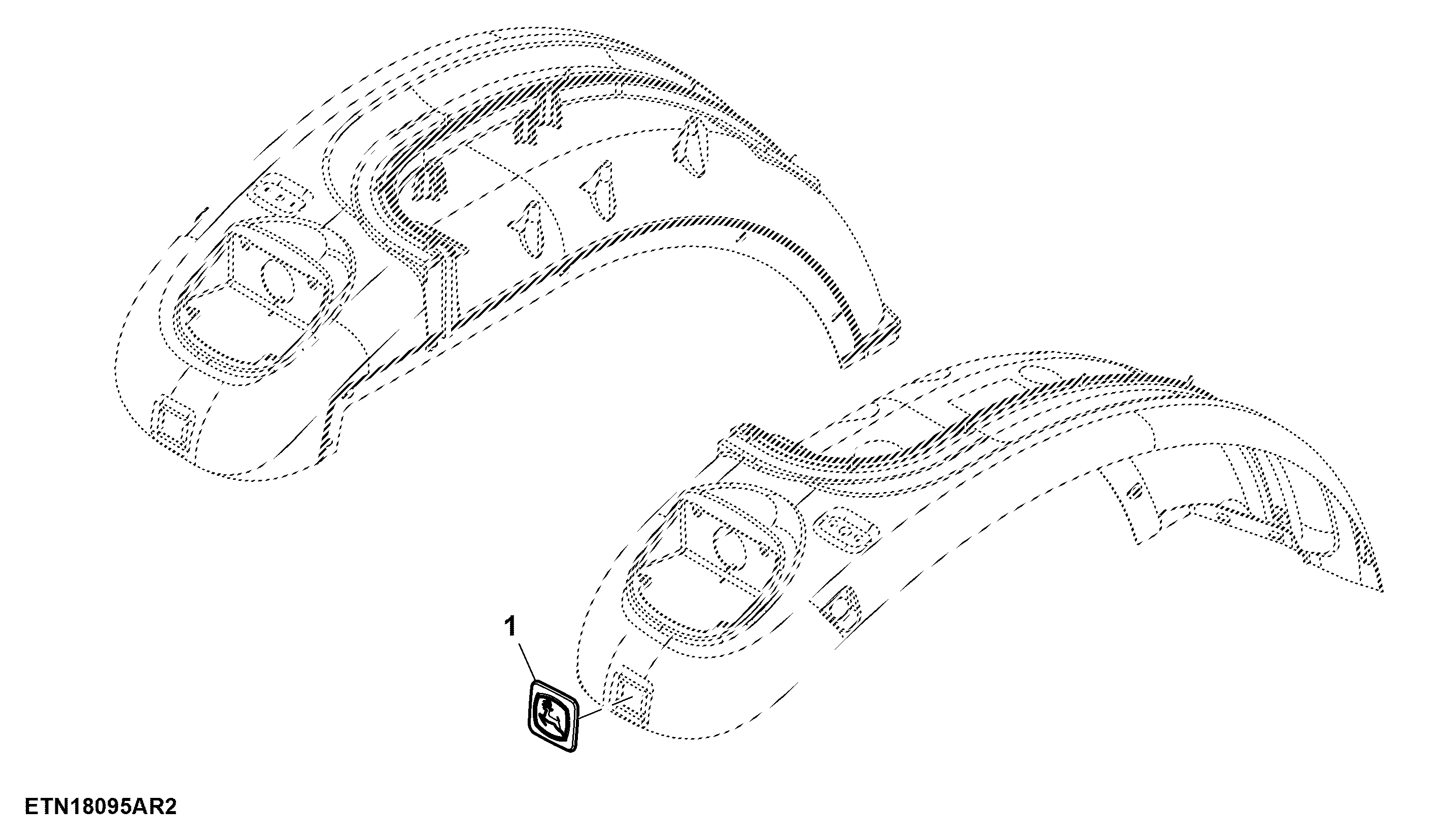 Plug, Rear Fender, W/O Hitch Control Switch