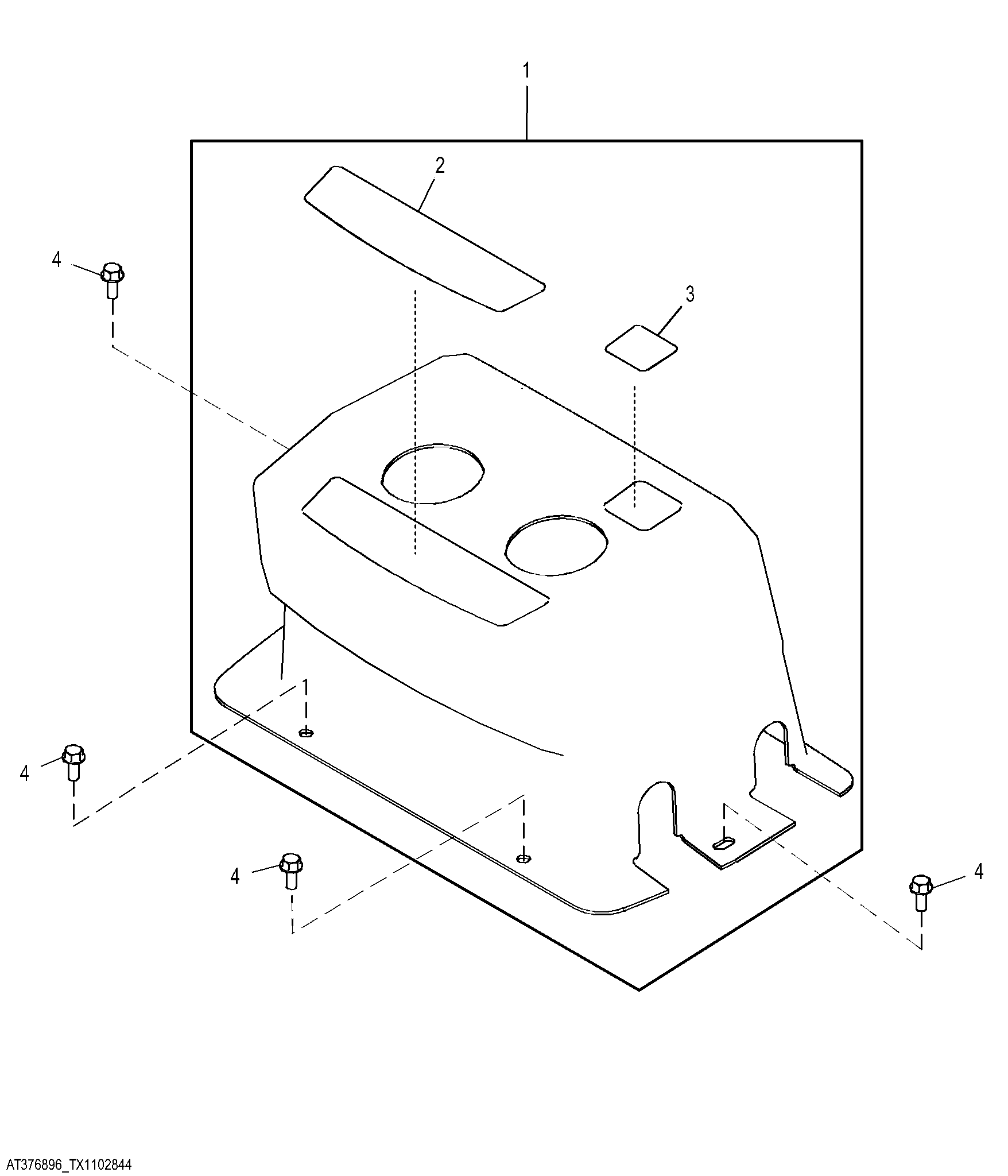 Backhoe Console, 2-Lever with Extended Dipperstick and Auxiliary