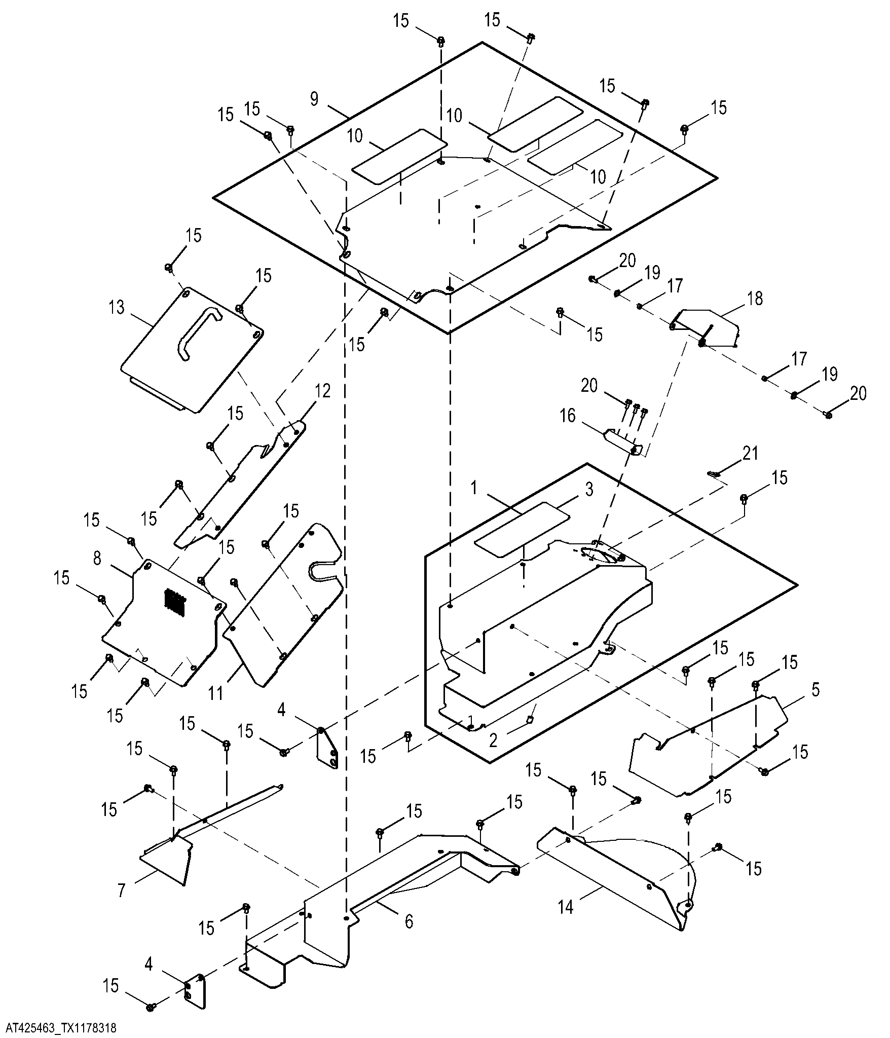 Equipment Frame Guards, Dual Function Arch Without Winch