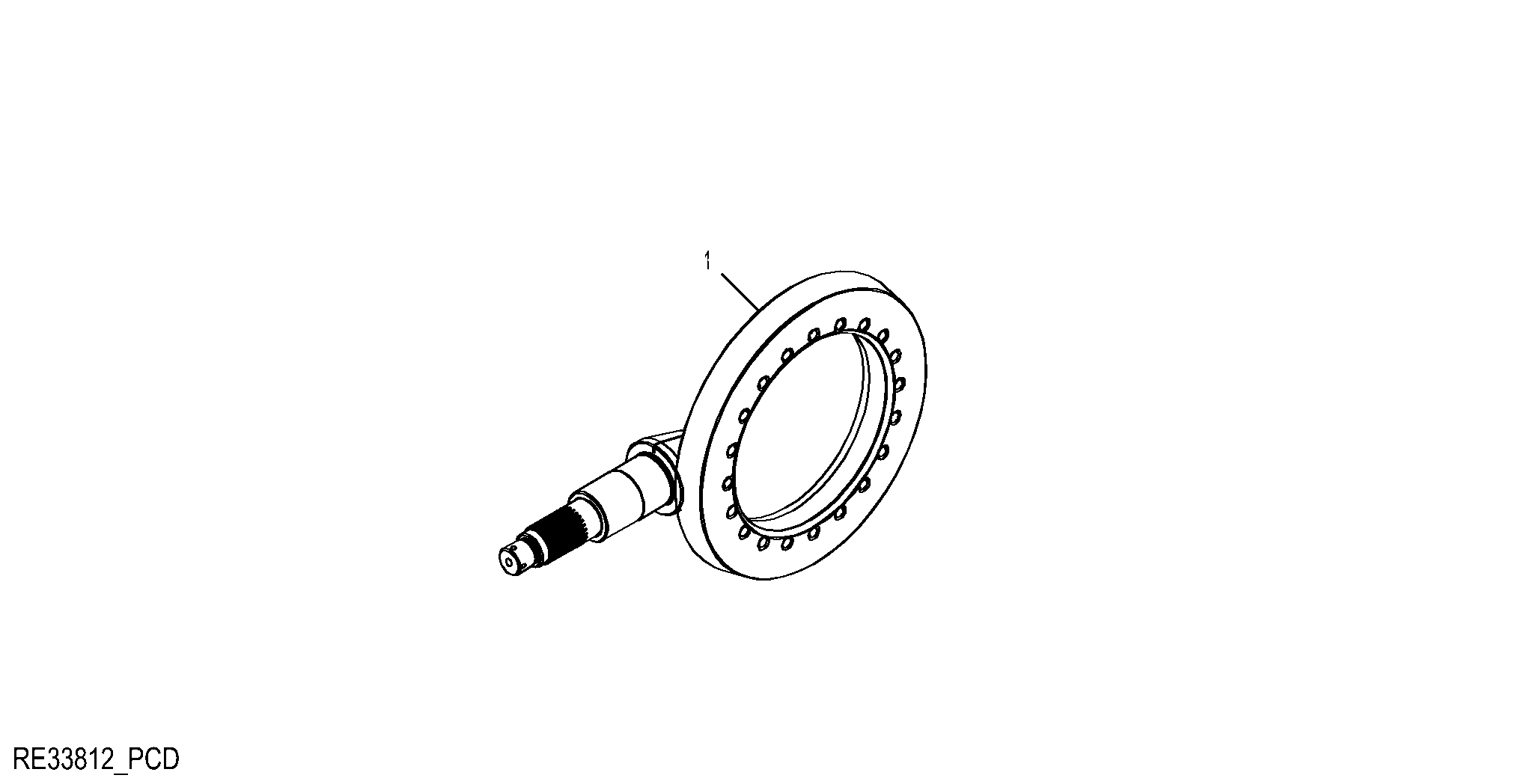 YZ120706 Spiral Bevel Assembly