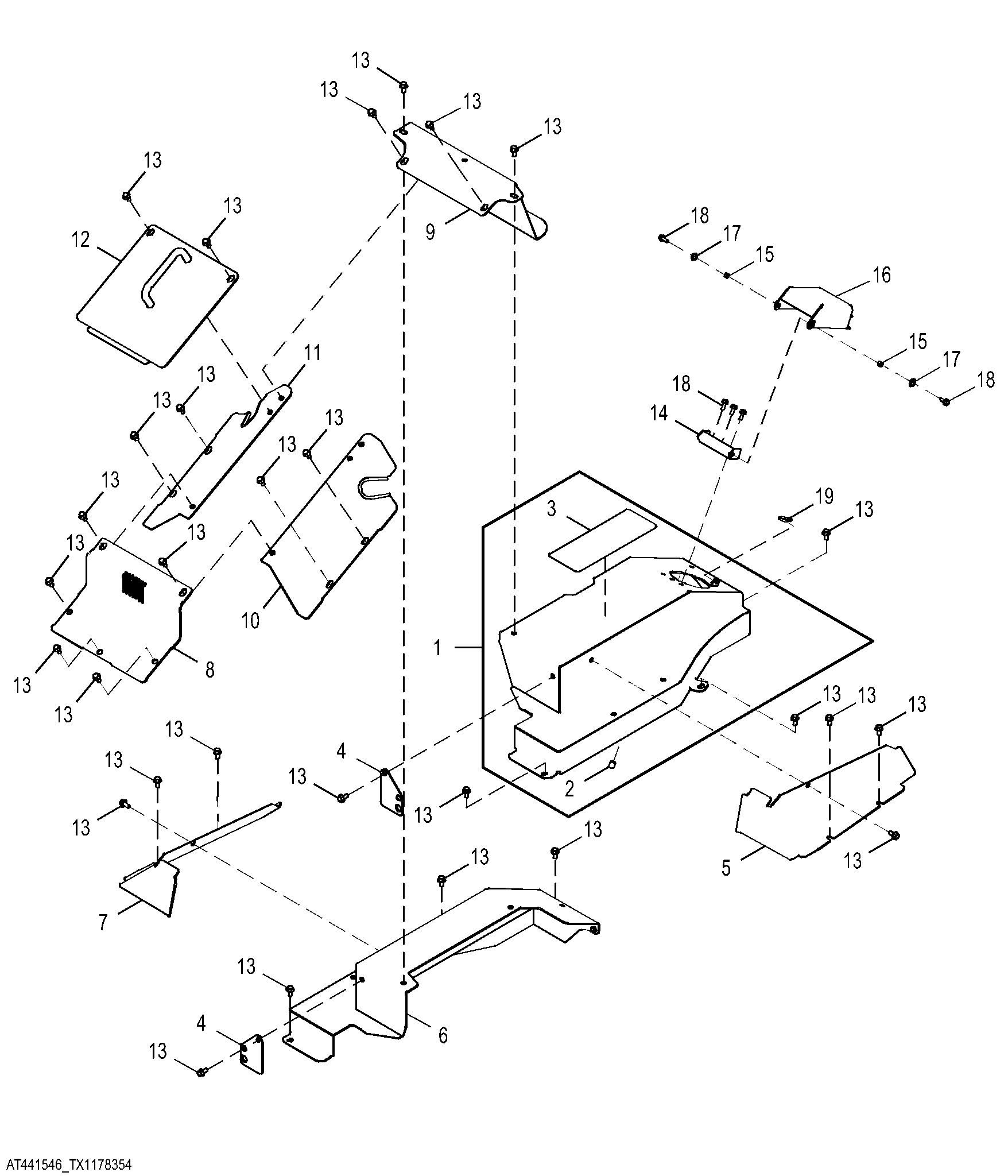 Equipment Frame Guards, Dual Function Arch with 6000 Winch