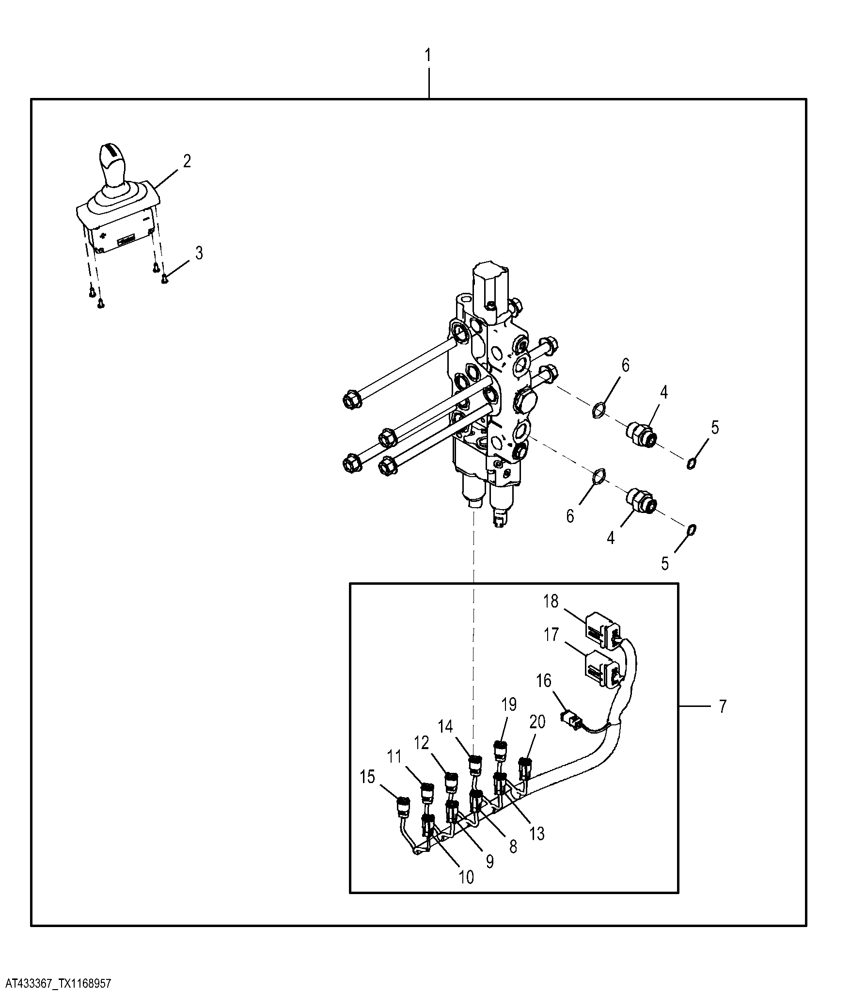 Auxiliary Electrohydraulic Valve and Control Kit