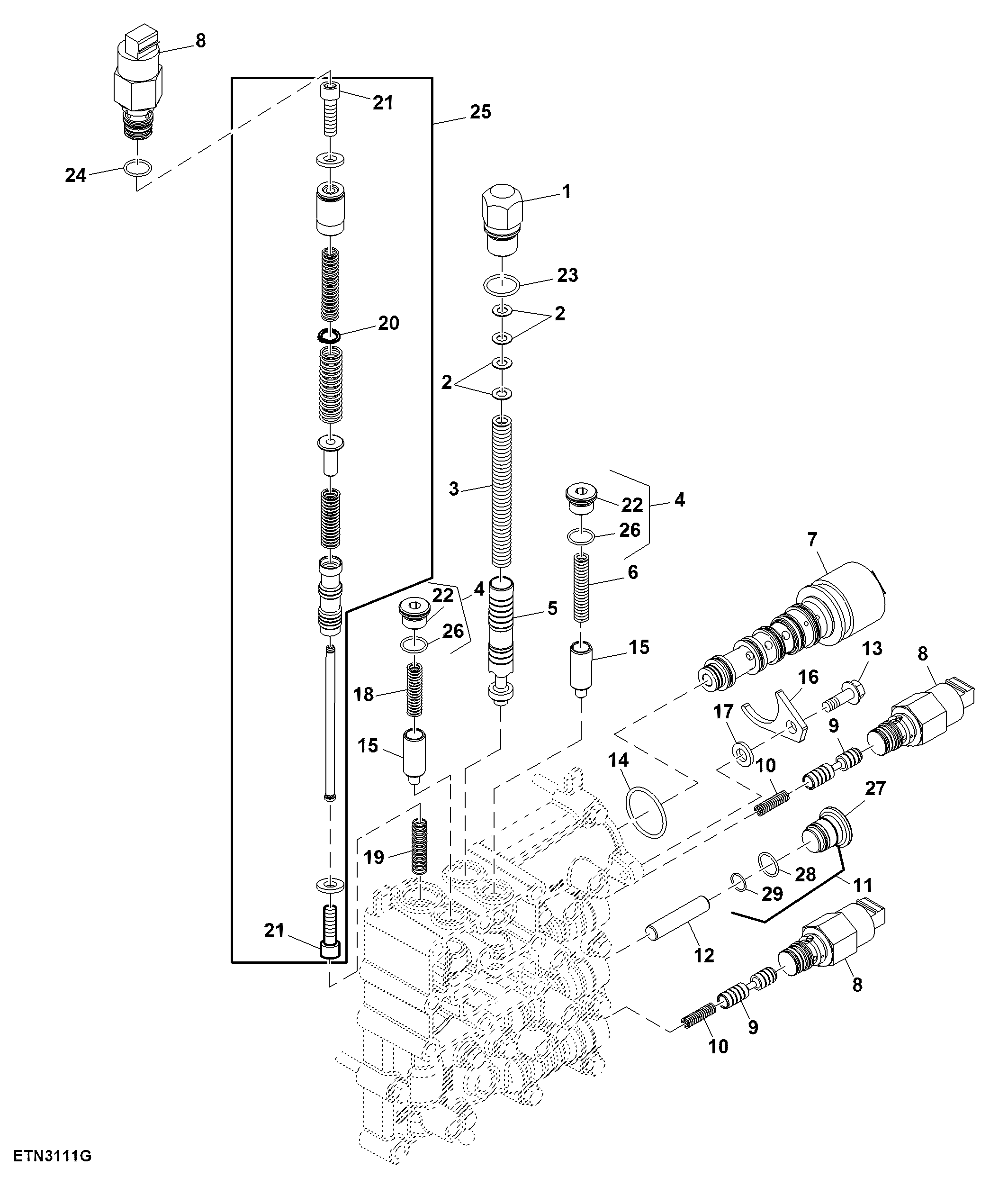Control Valve, MFWD, 16X16, PowrReverser™ (2/2)