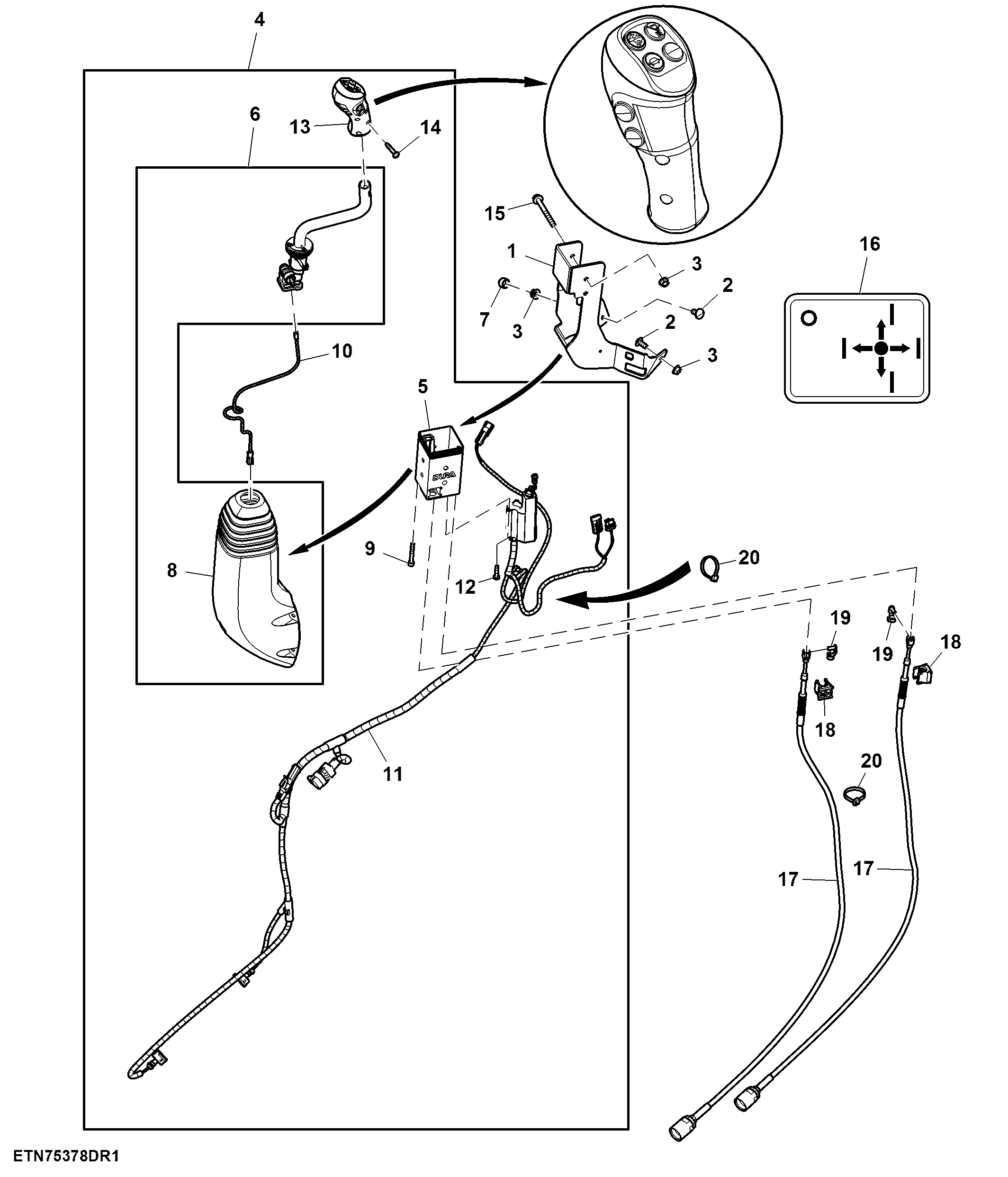 Multi-Function Lever, Mechanical ICV, W/ 3-Functions, W/ Diverter Shifting, W/ Memo Button, W/ Gear Shift Switches
