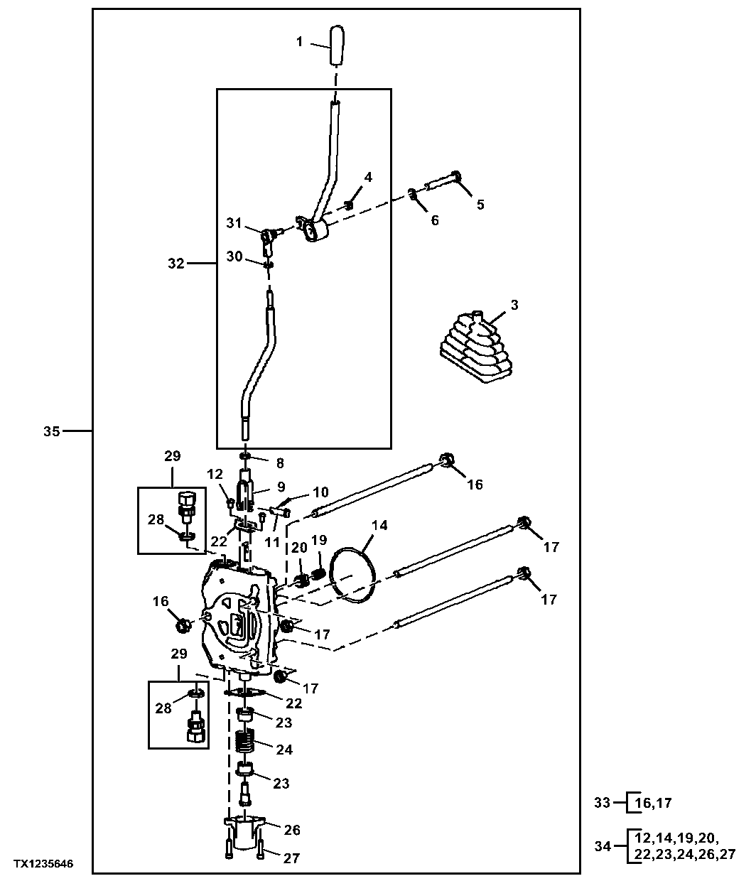 Auxiliary Valve w/ Linkage (Fifth Function)
