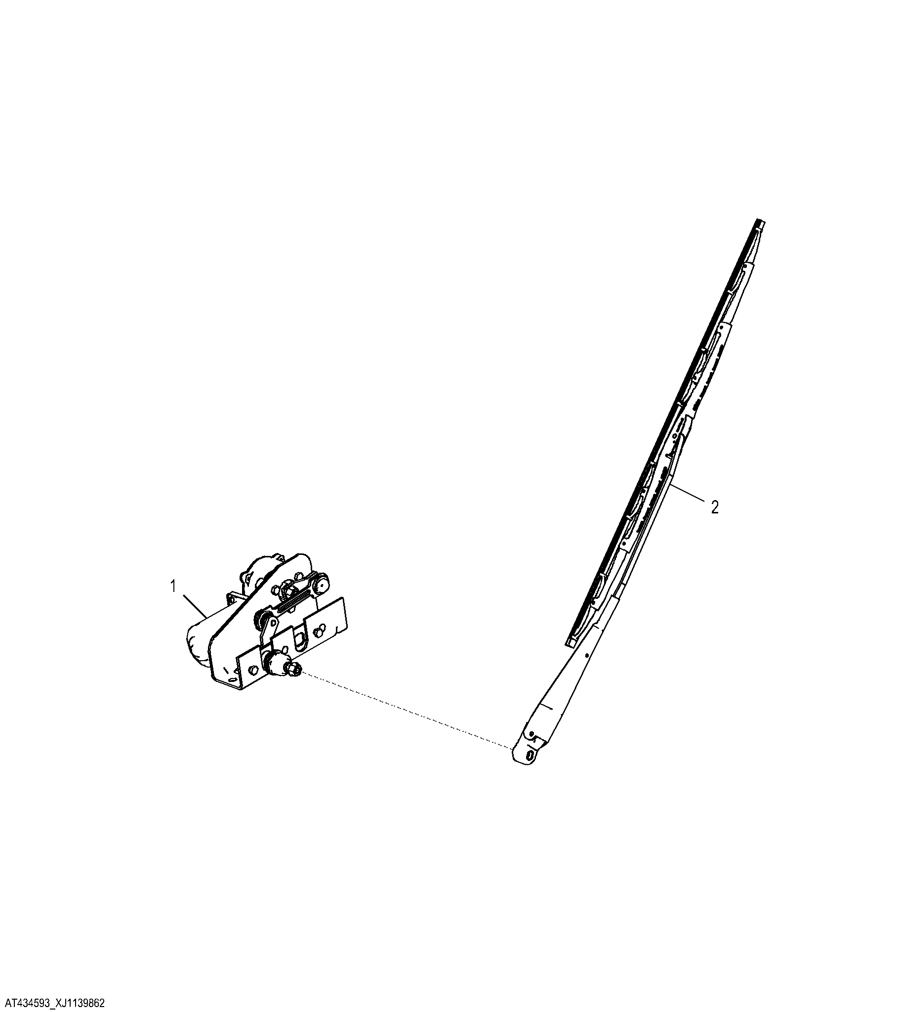 Front Windshield Wiper System
