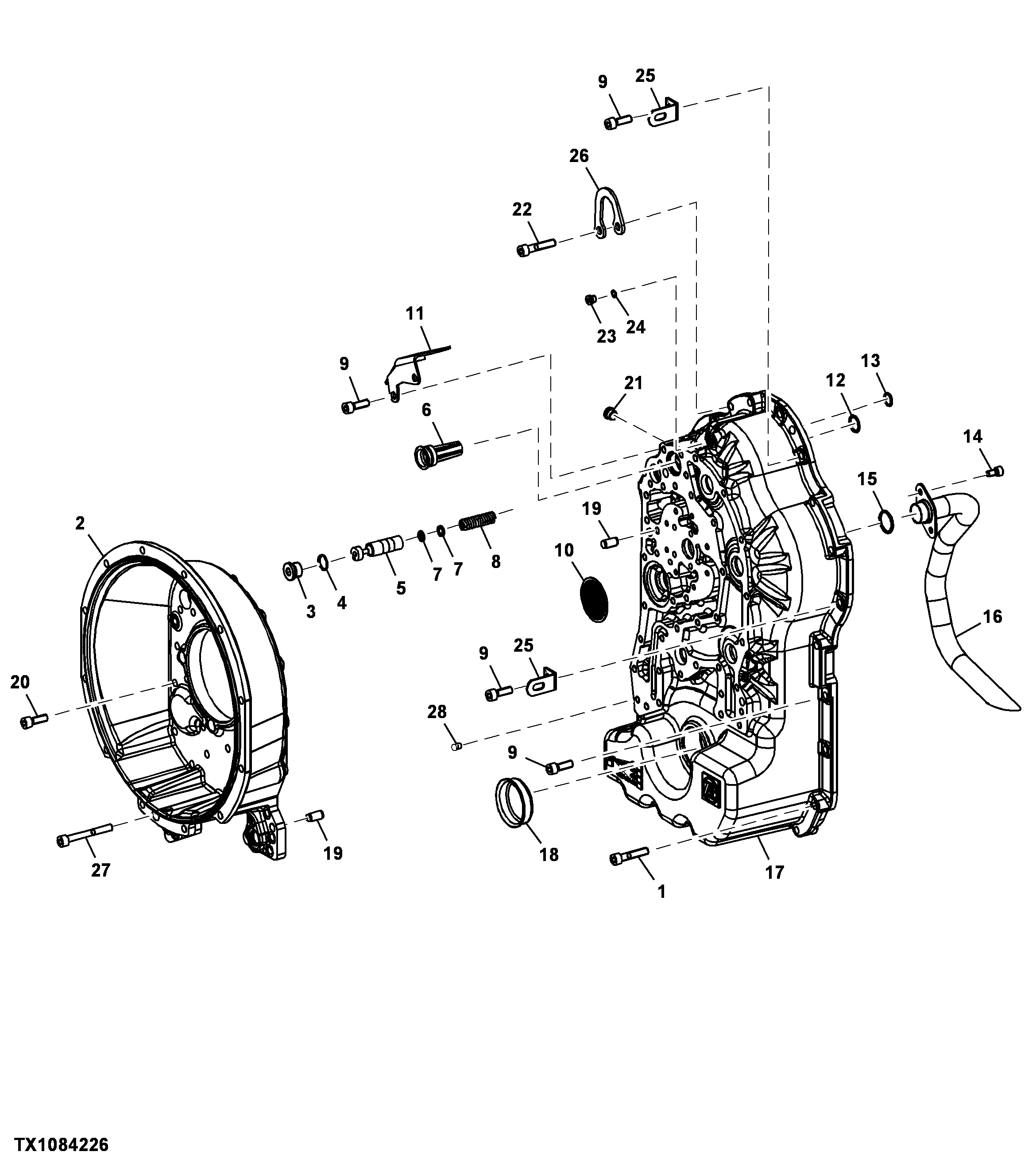 Transmission Front Housing and Torque Converter Cover