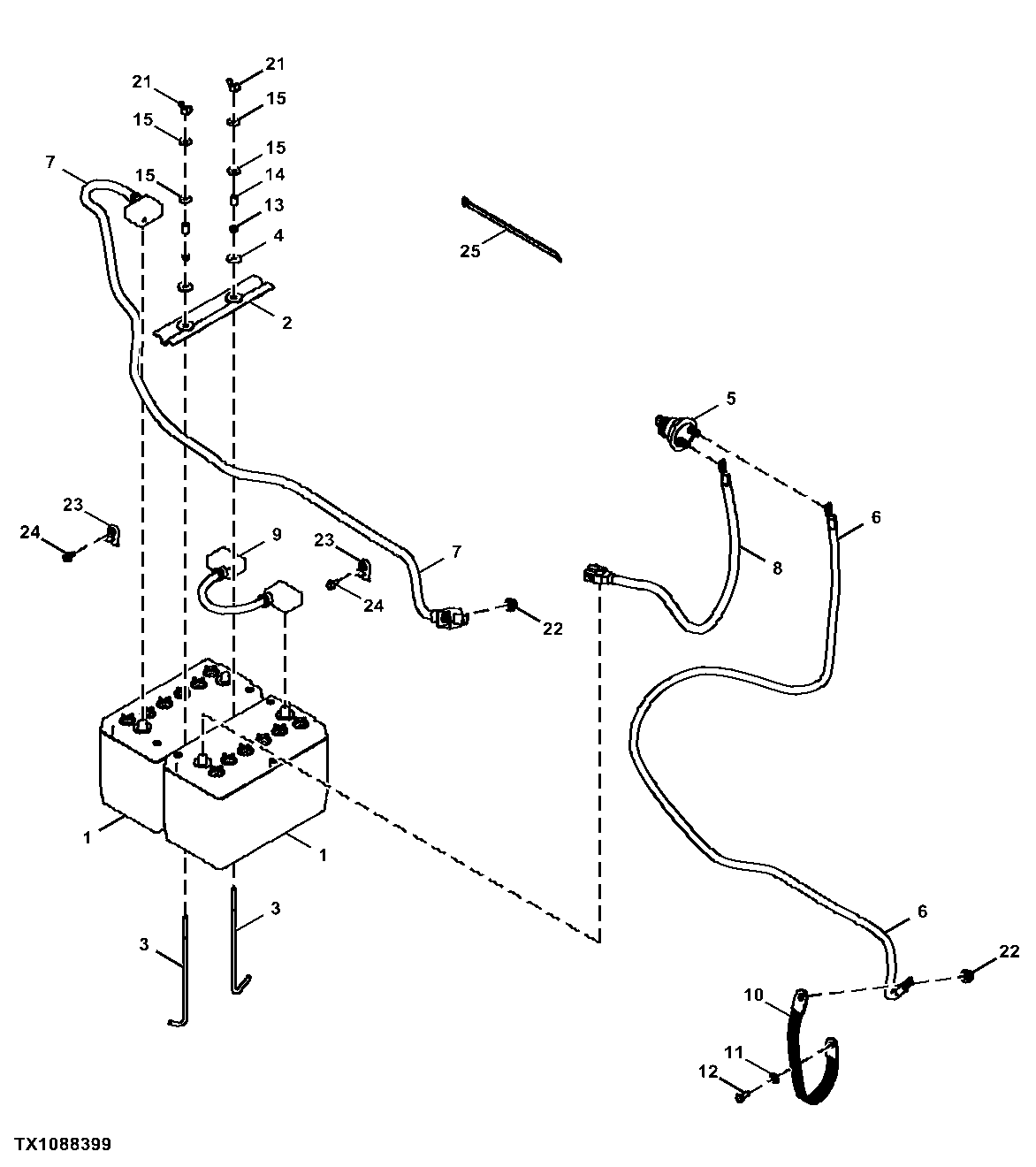 Batteries and Cables (Cold Weather Configuration)