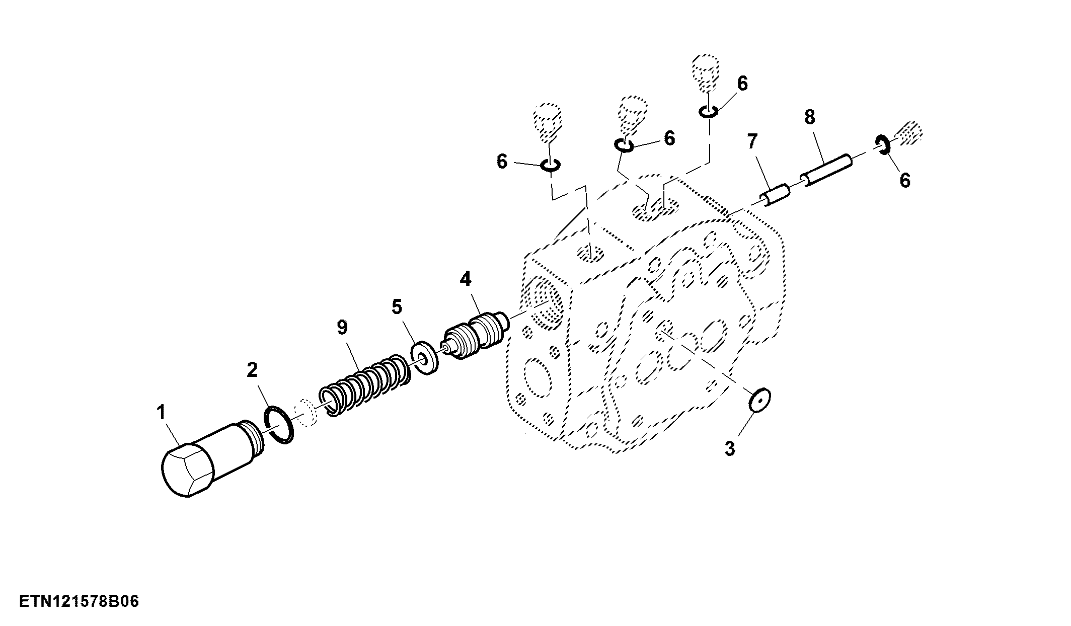 Hydrostatic Final Drive Pump Cover (6 of 7)