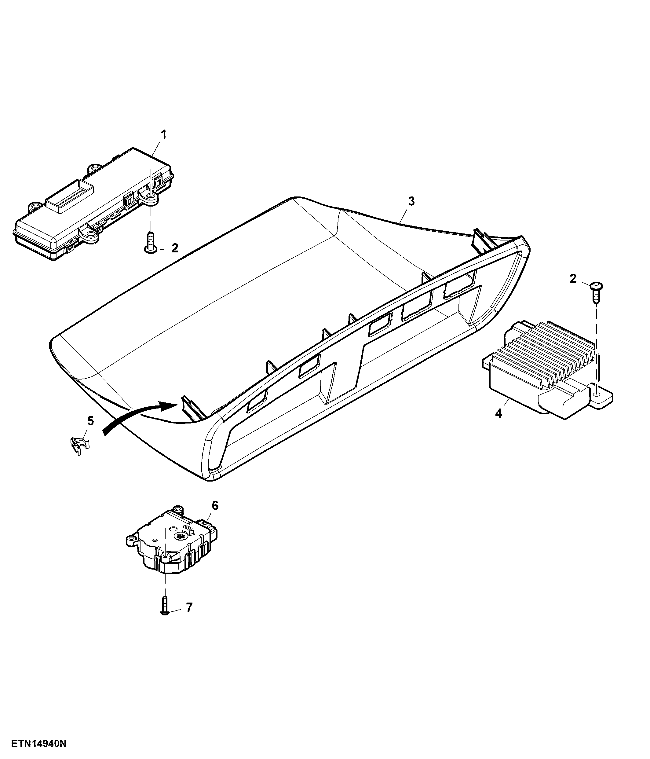 Control, Automatic Temperature Control, W/ Cab Switch Module, W/ O Trailering Vehicle Lights