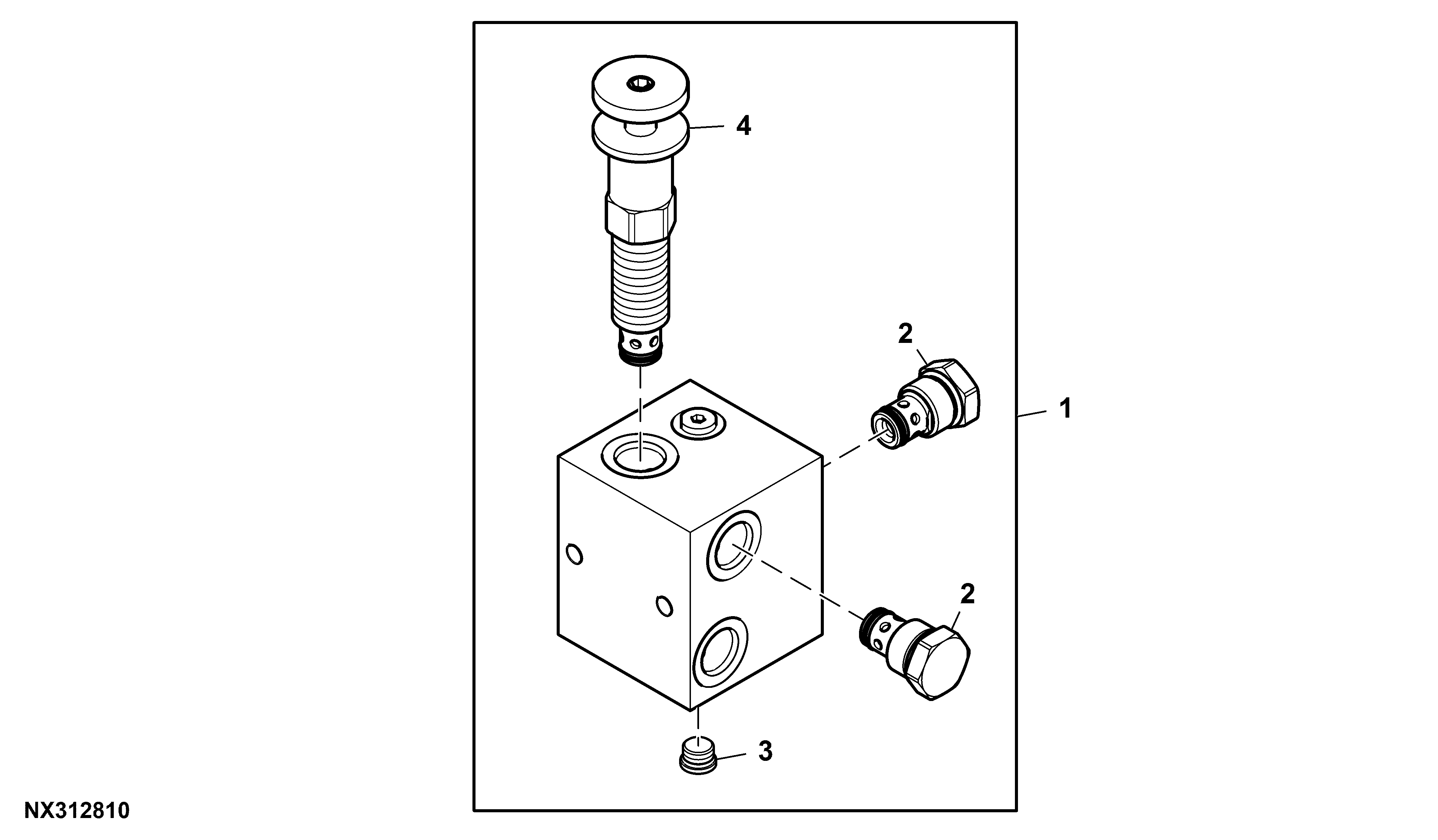 Depth Control Valve, Manual Control (770101 - )