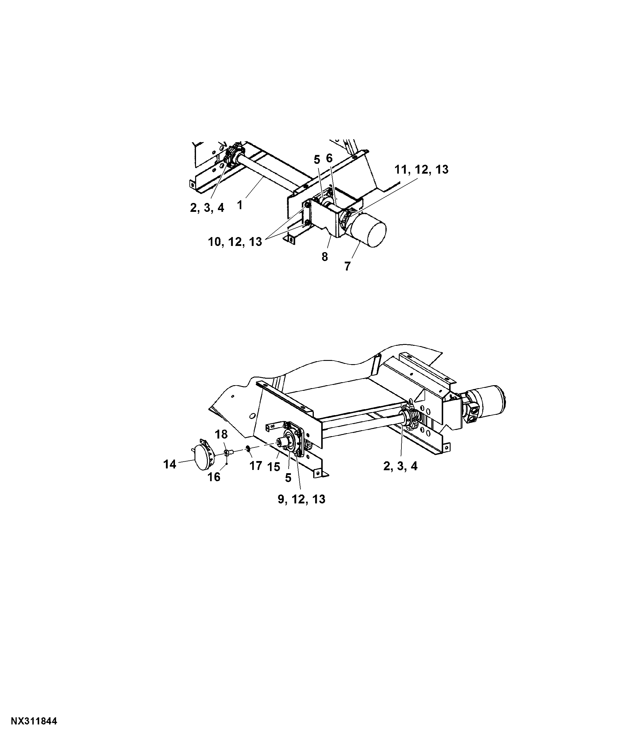 Second Product Bin Conveyor Drive and Encoder