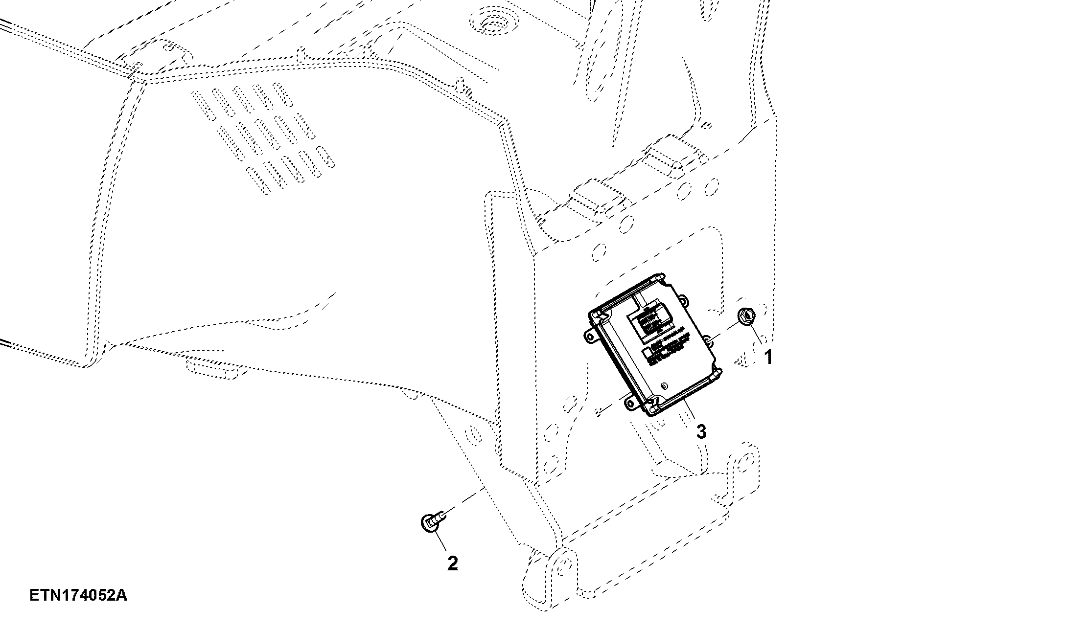 Front Controller, W/ ILS™, W/O Front Hitch and Front PTO (120000 - )