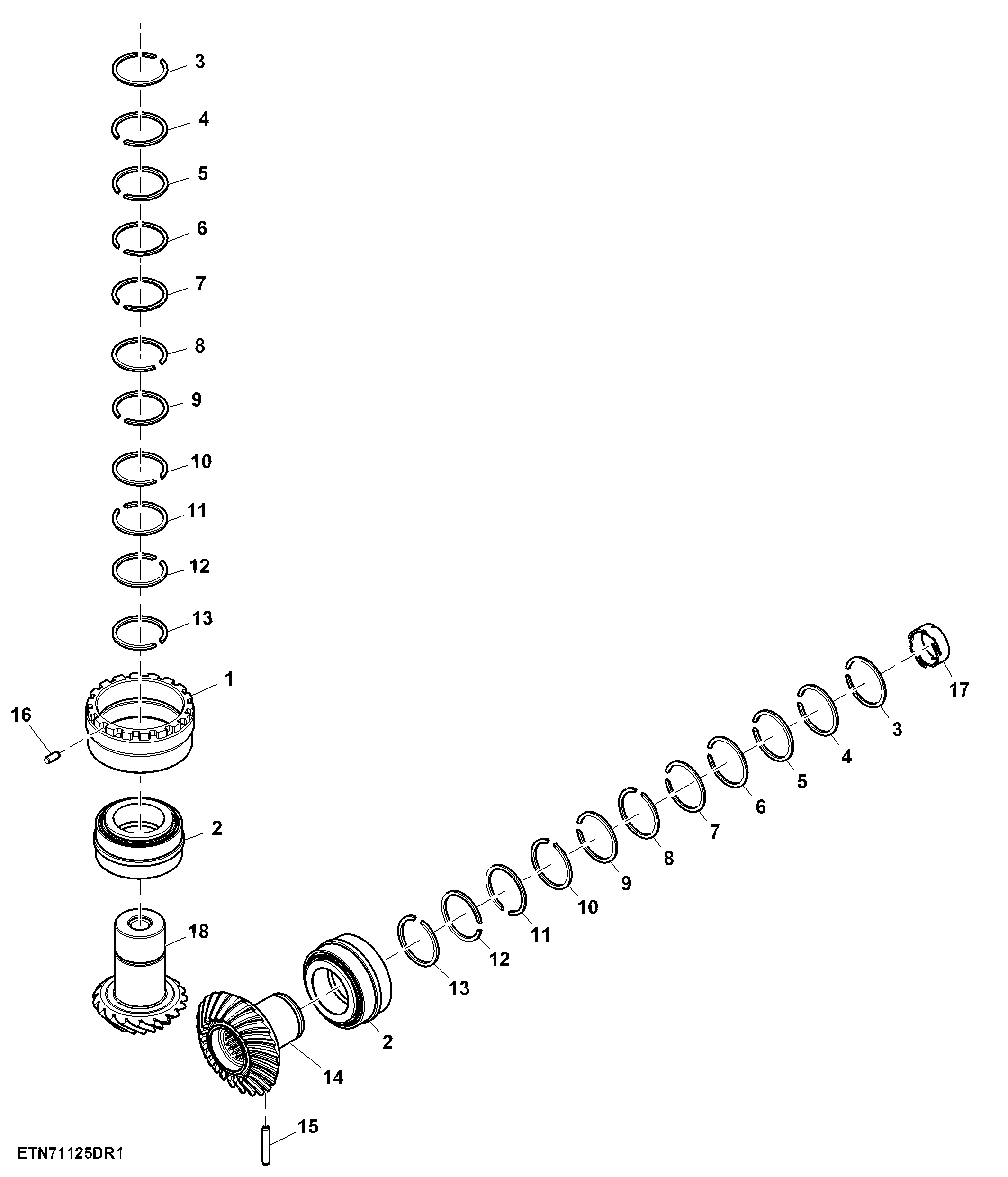 Drive Assembly, Hydraulic Pump, W/ PC-Hydraulics, W/O PTO
