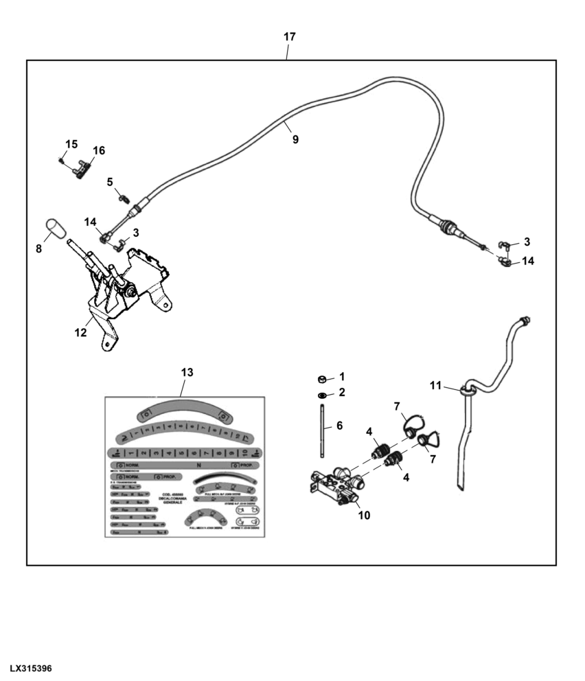 Attachment, Double Acting SCVs, Control Parts, Position 3, W/ 2 Pumps