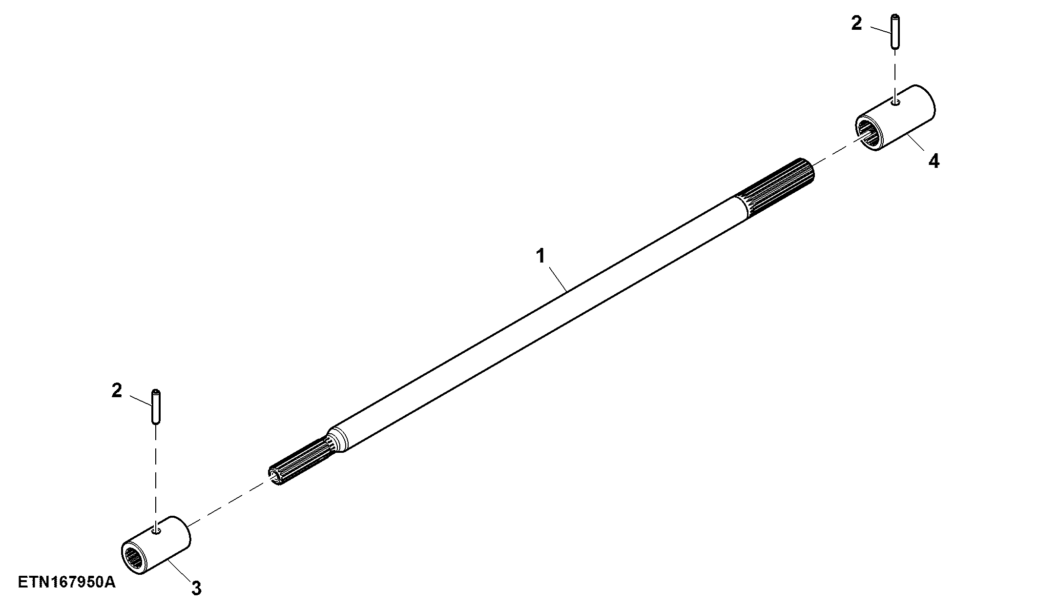 Propeller Shaft, MFWD (000092 - )