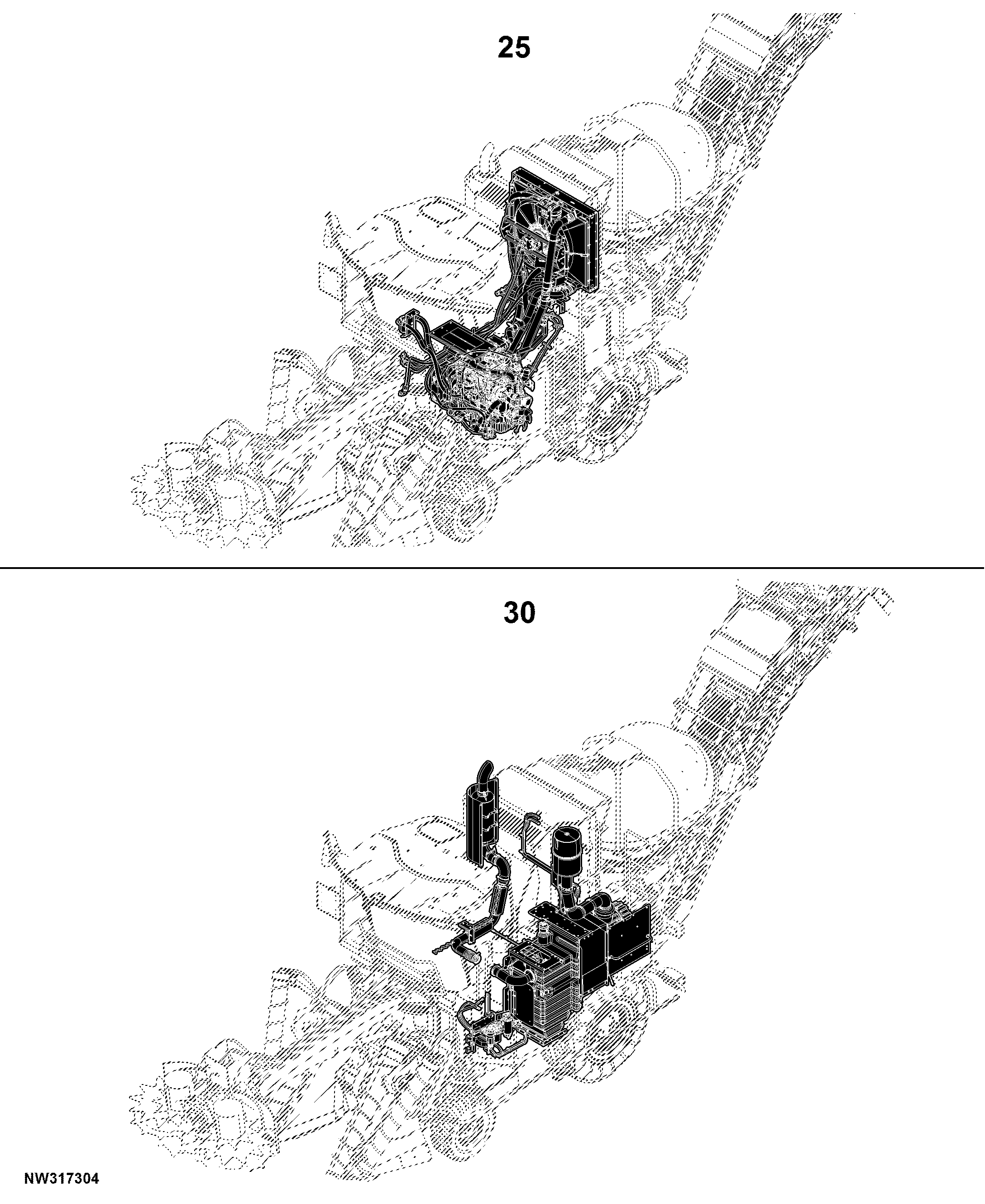 CH570 (Wheel) Sugarcane Harvester (Engine: 6090HNW02, 6090HNW04) South America Edition
