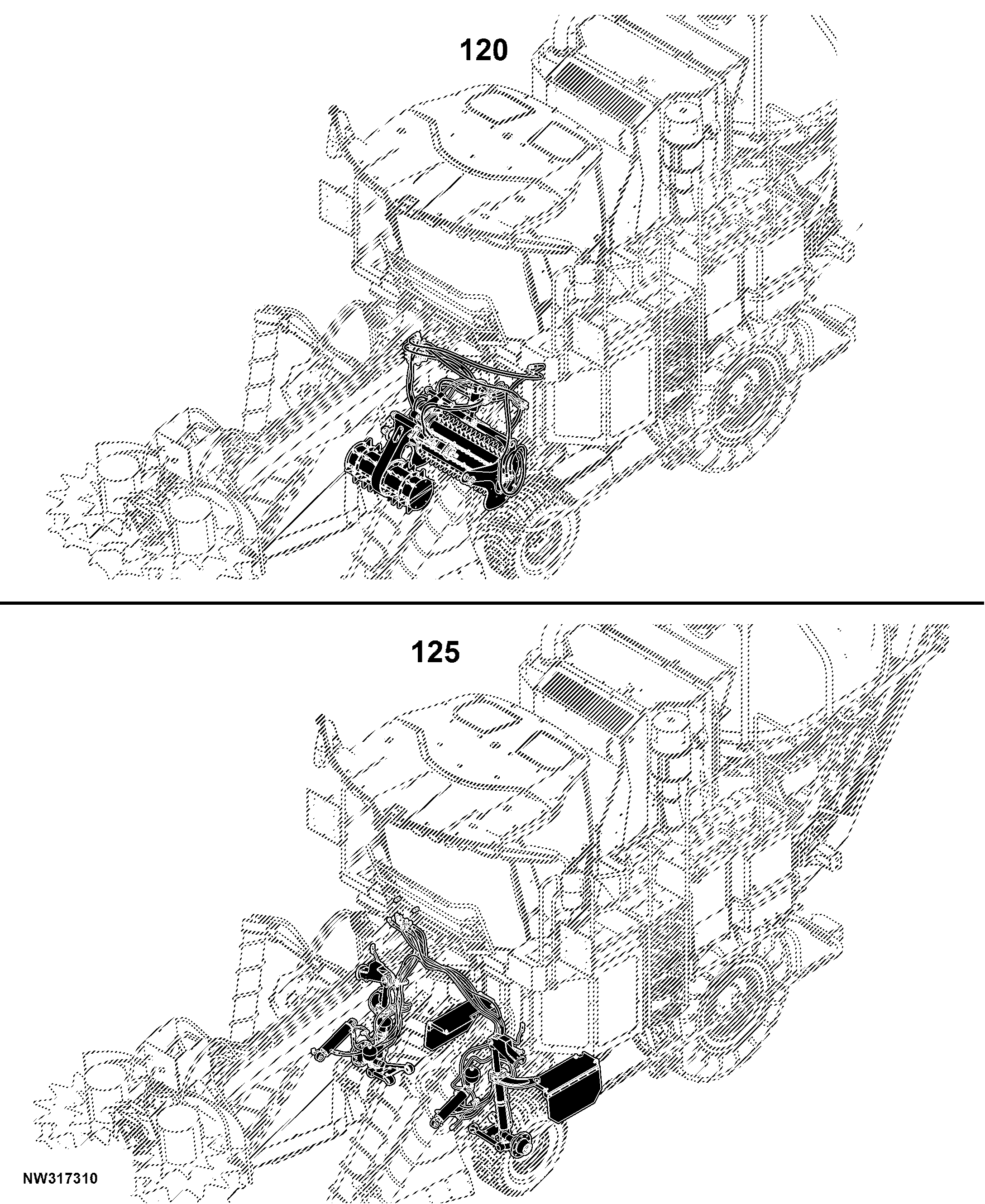 CH570 (Wheel) Sugarcane Harvester (Engine: 6090HNW02, 6090HNW04) South America Edition
