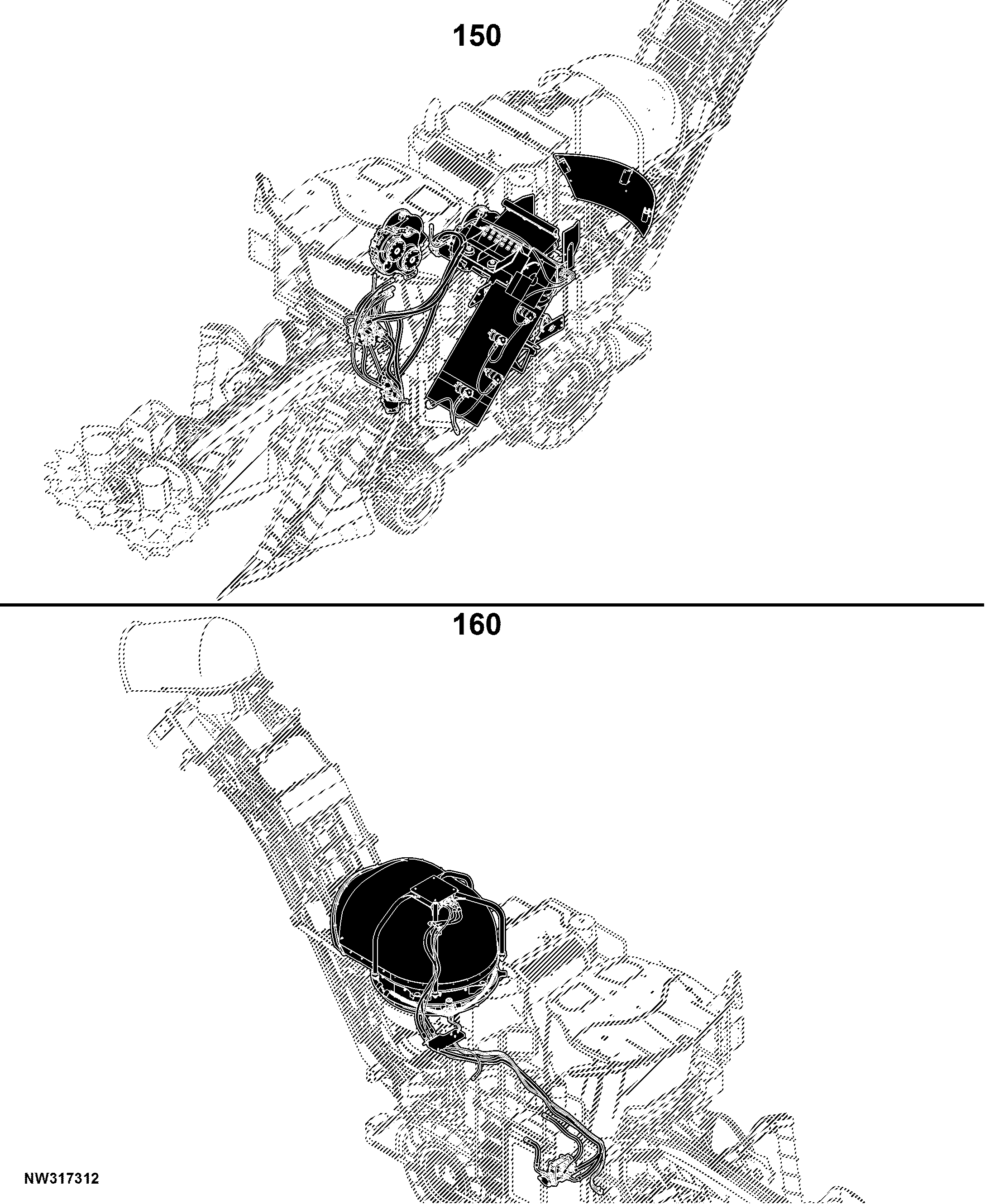 CH570 (Wheel) Sugarcane Harvester (Engine: 6090HNW02, 6090HNW04) South America Edition