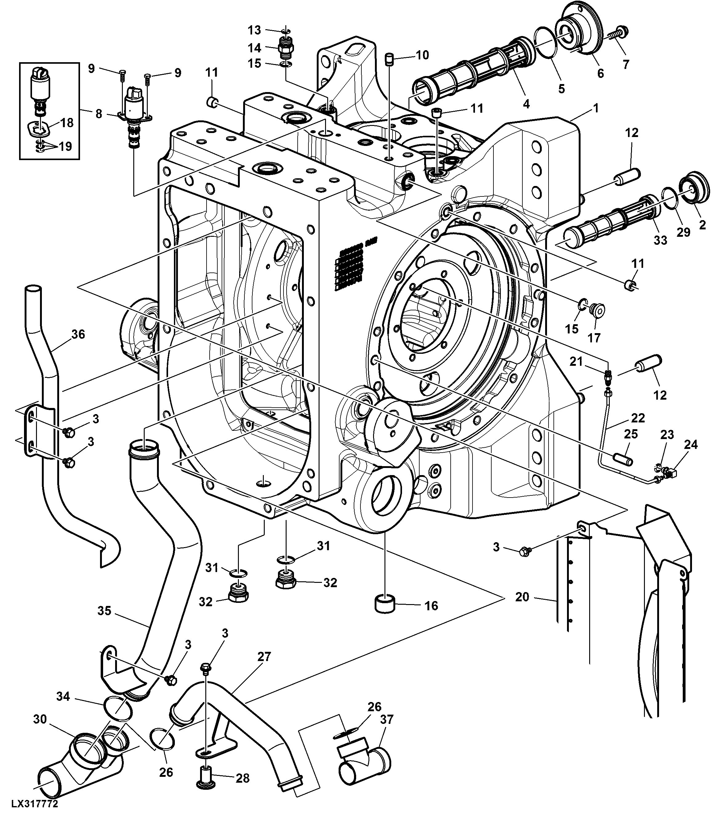 DIFFERENTIAL HOUSING (AUTOPOWR - TRANSMISSION)