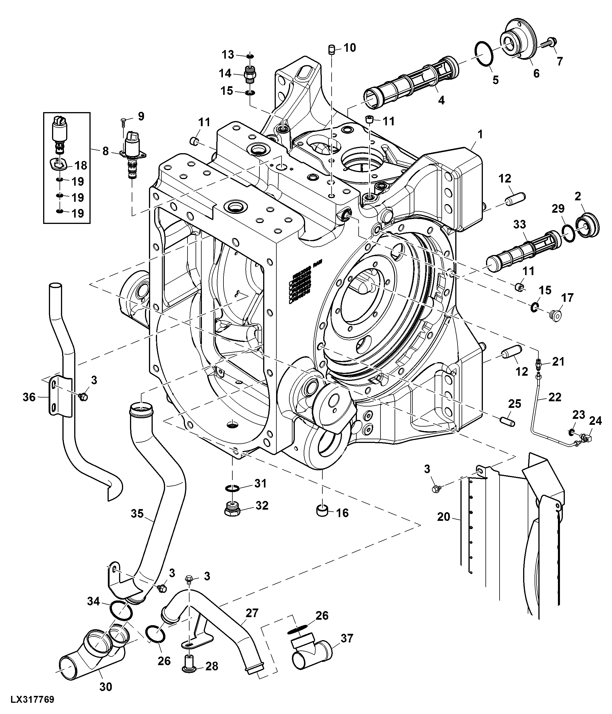 DIFFERENTIAL HOUSING (AUTOPOWR - TRANSMISSION)