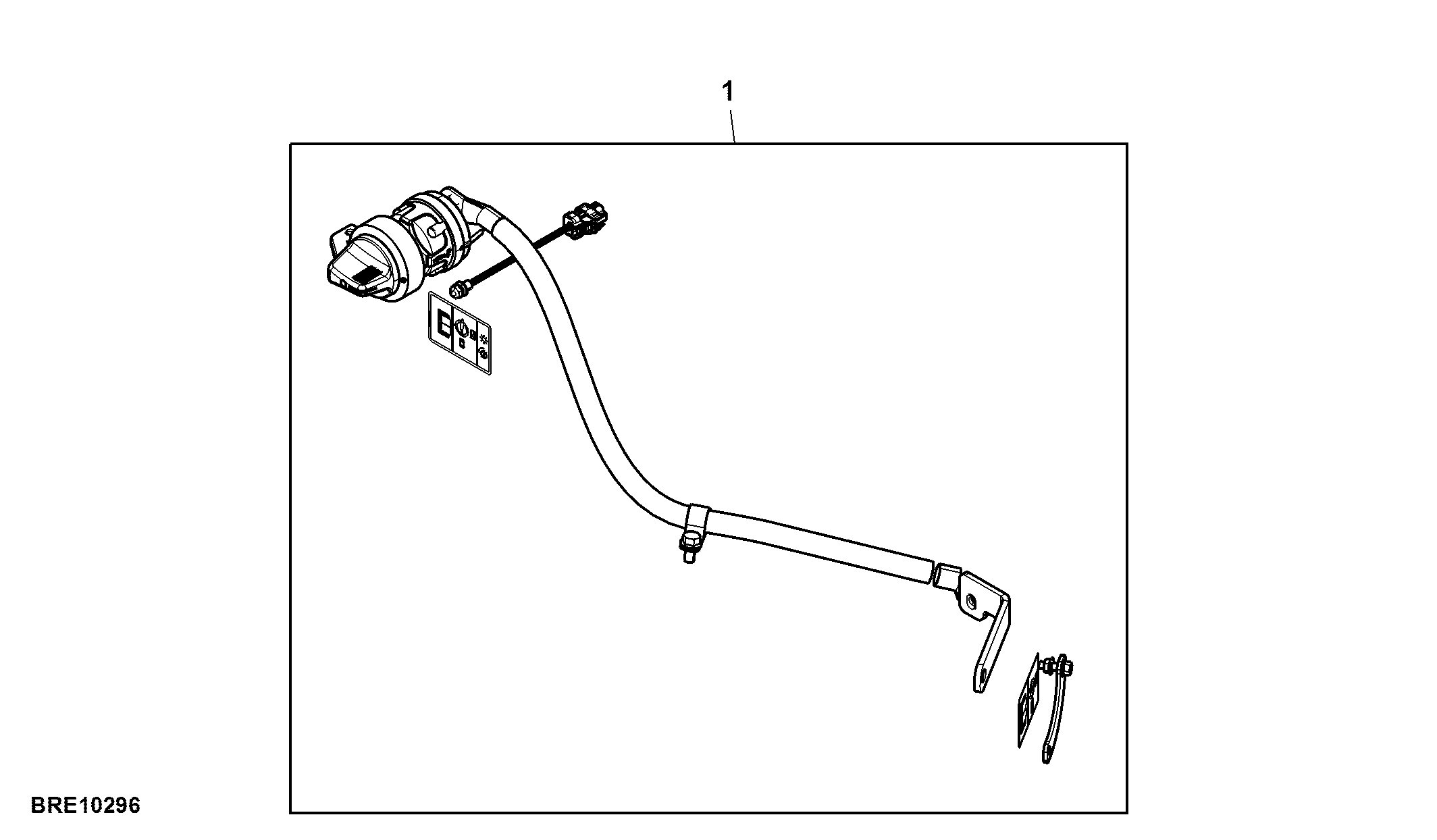 Attachment, Battery Disconnect, 9.0 L and 13.5 L, T3 and FT4 Engine