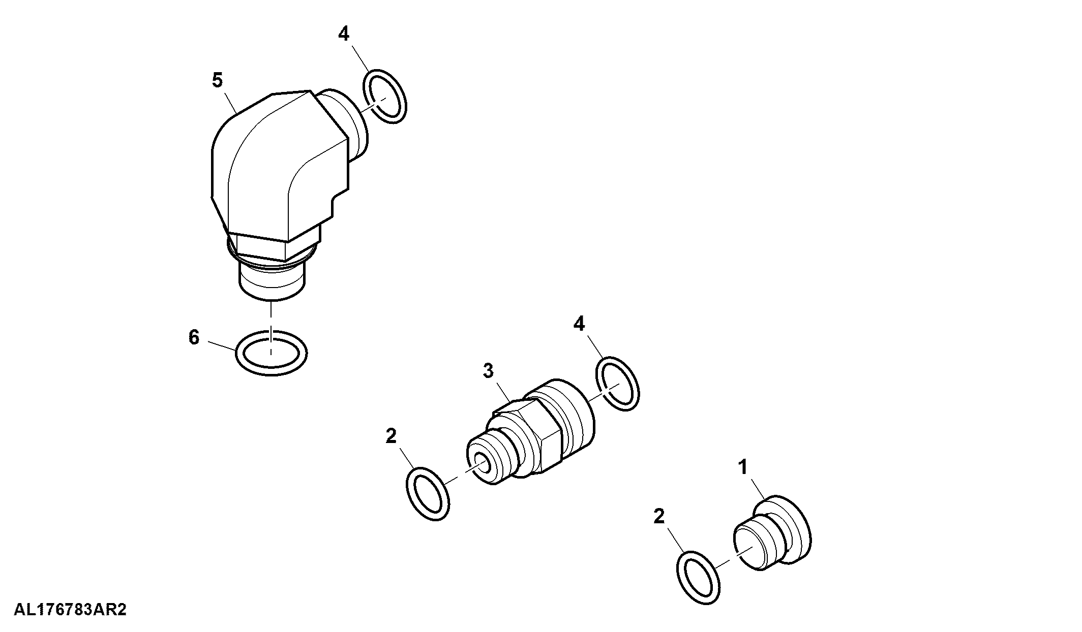 Fittings, Priority I, W/ PC System, W/ Mechanical Brake