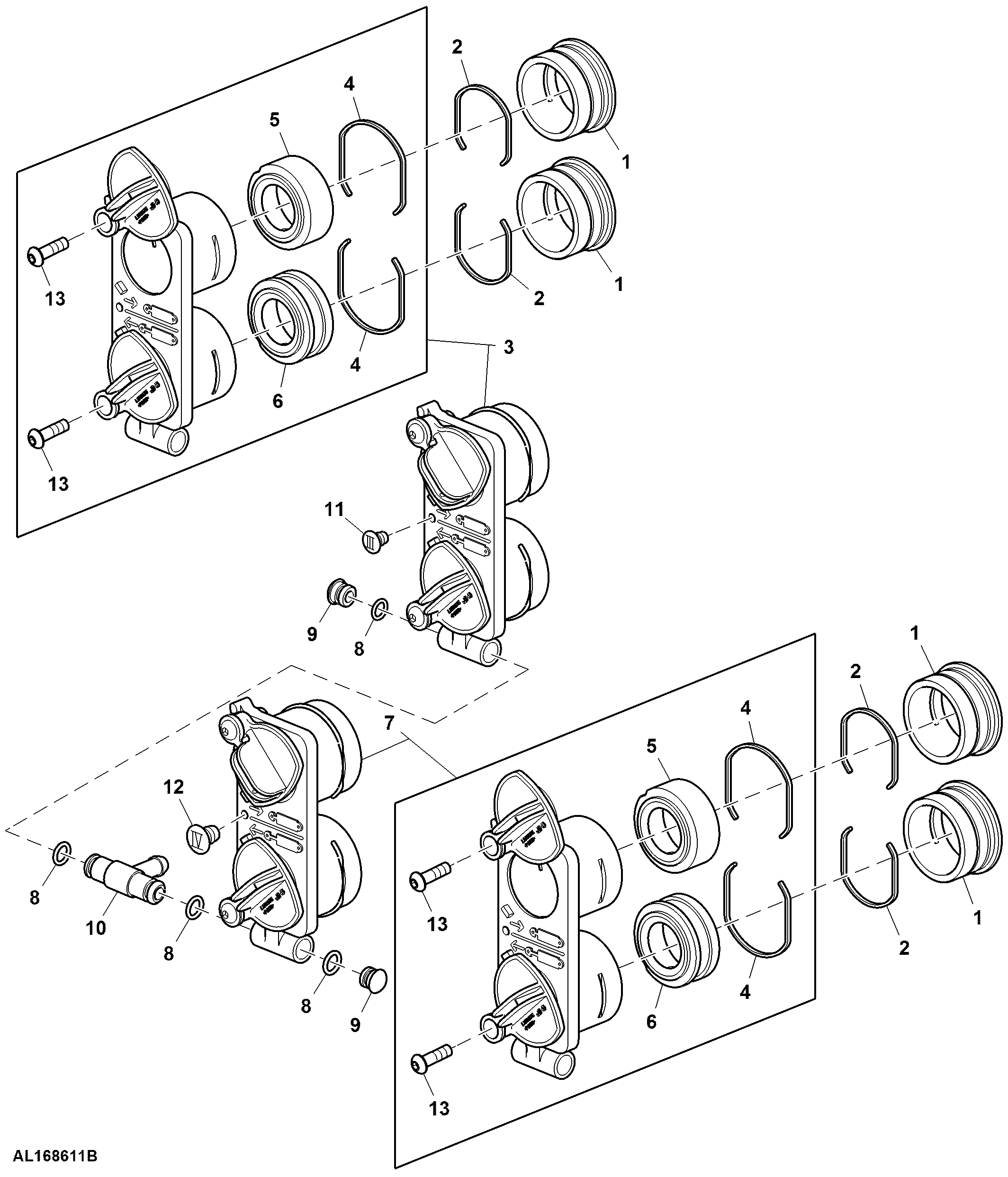 Dust Protection, Quick Coupler, Standard, Position III - IV
