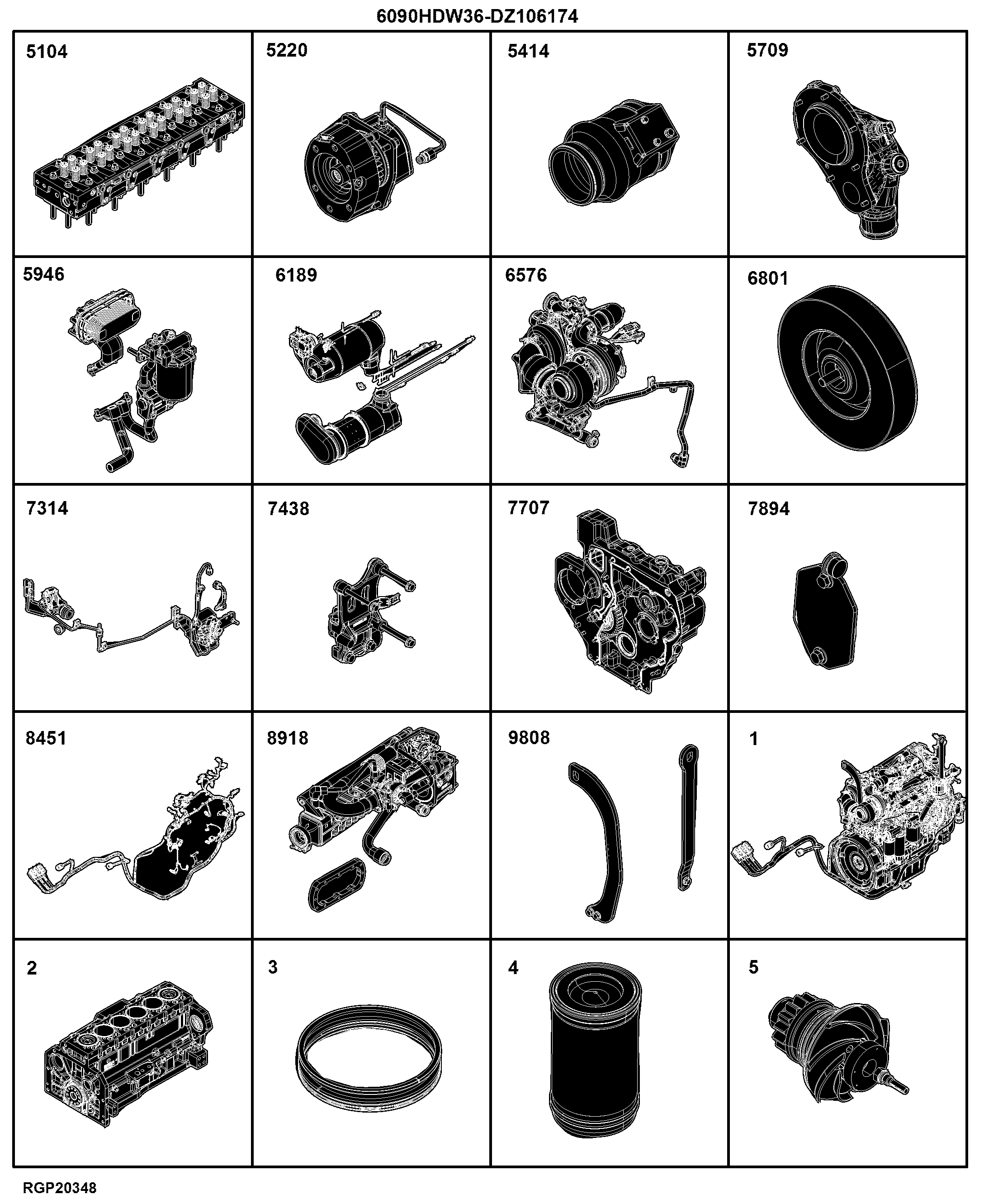 04C Engine 6090HDW36-DZ106174
