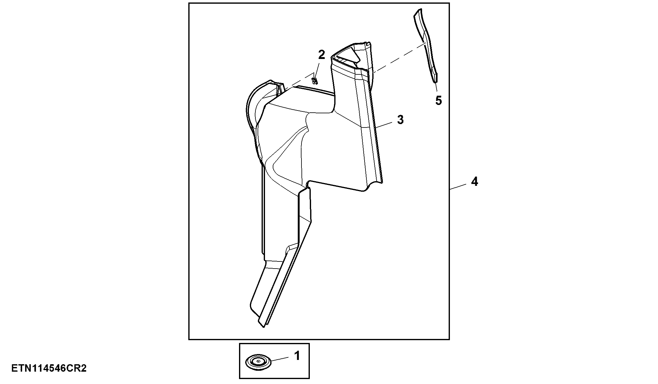 Rear Cab Panel, W/O Handbrake