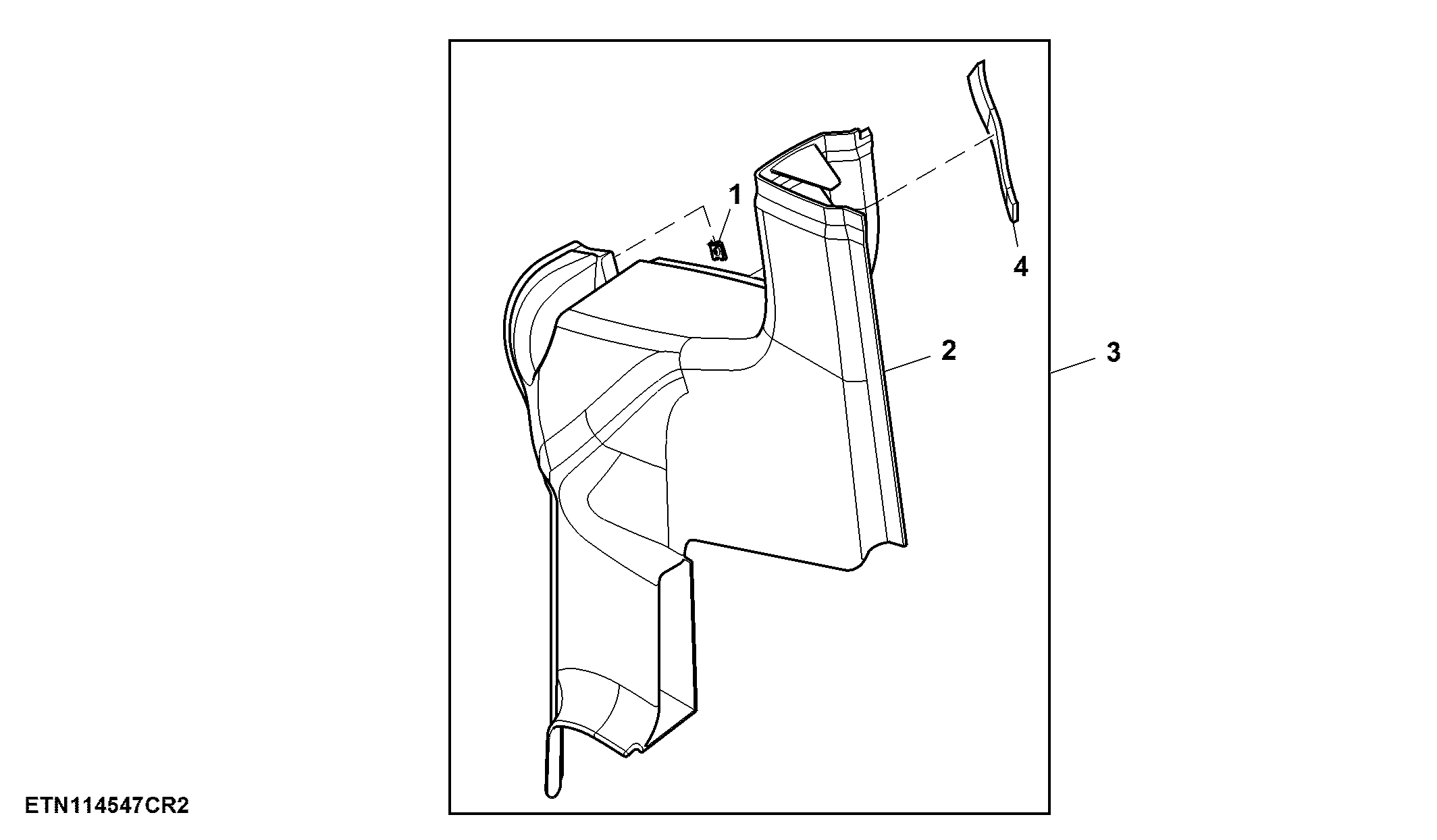 Rear Cab Panel, W/ Handbrake