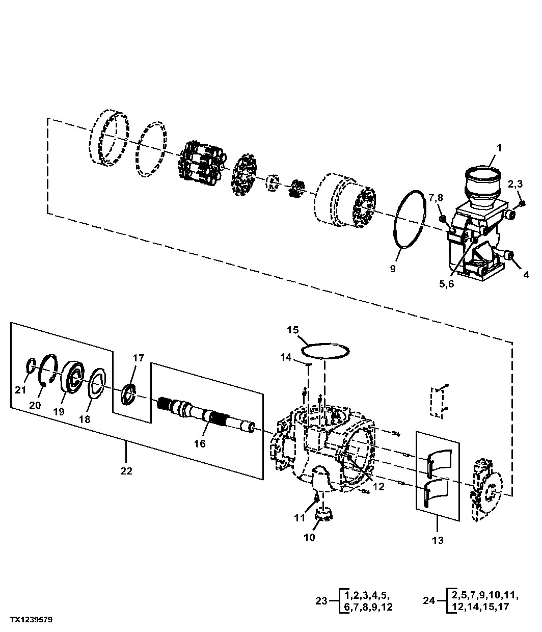 Replacement Main Hydraulic Pump Kit ( - 951254)