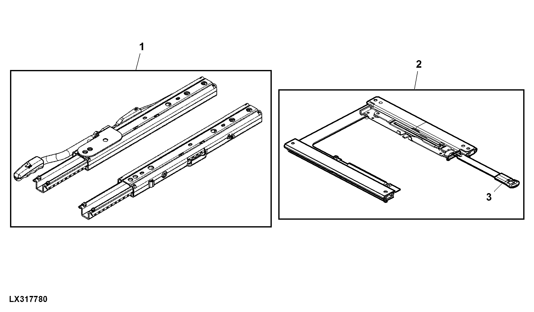 Adjuster, Seat, Air Suspended, W/O CommandARM™, MSG95AL/741