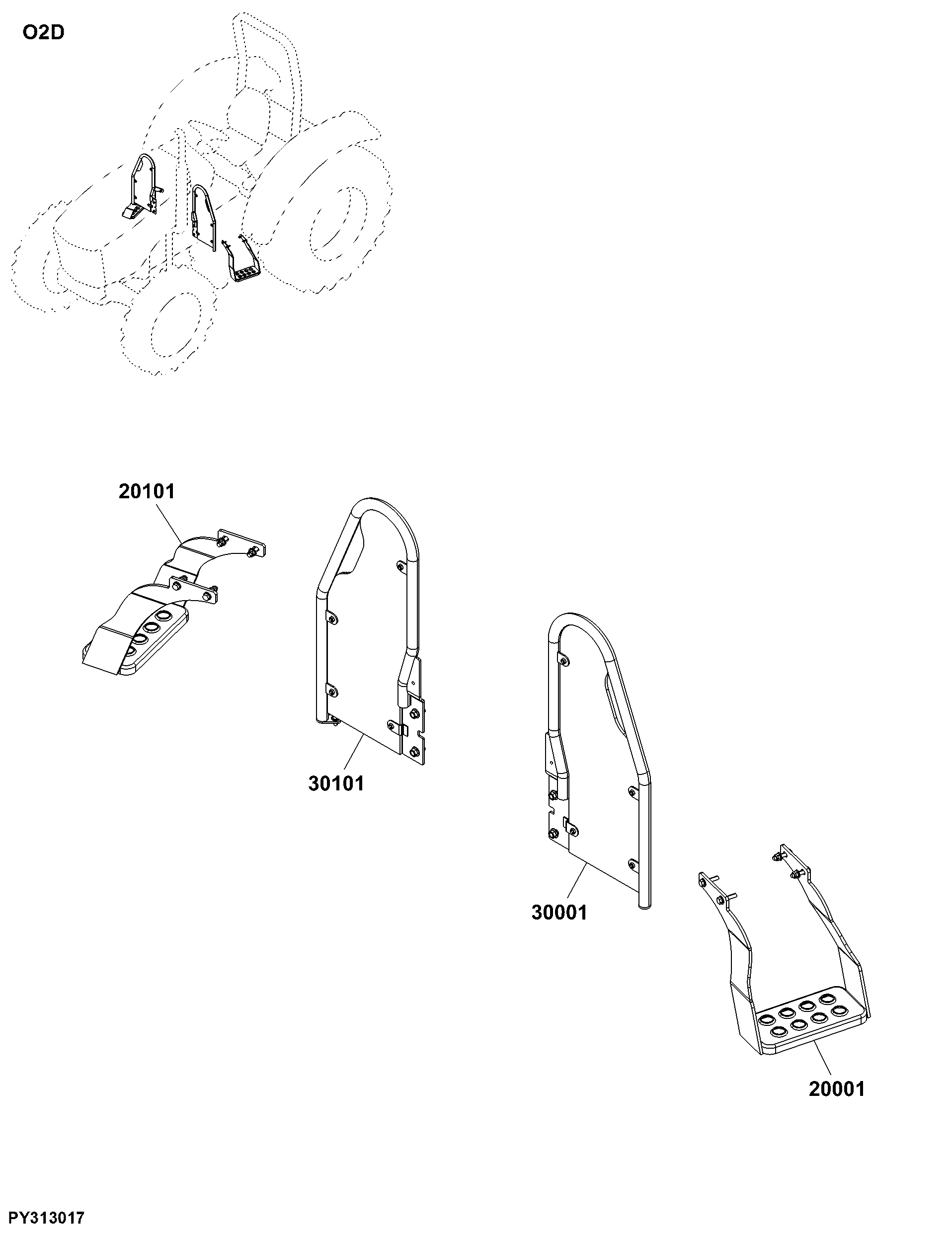 O2D Footsteps / Handles