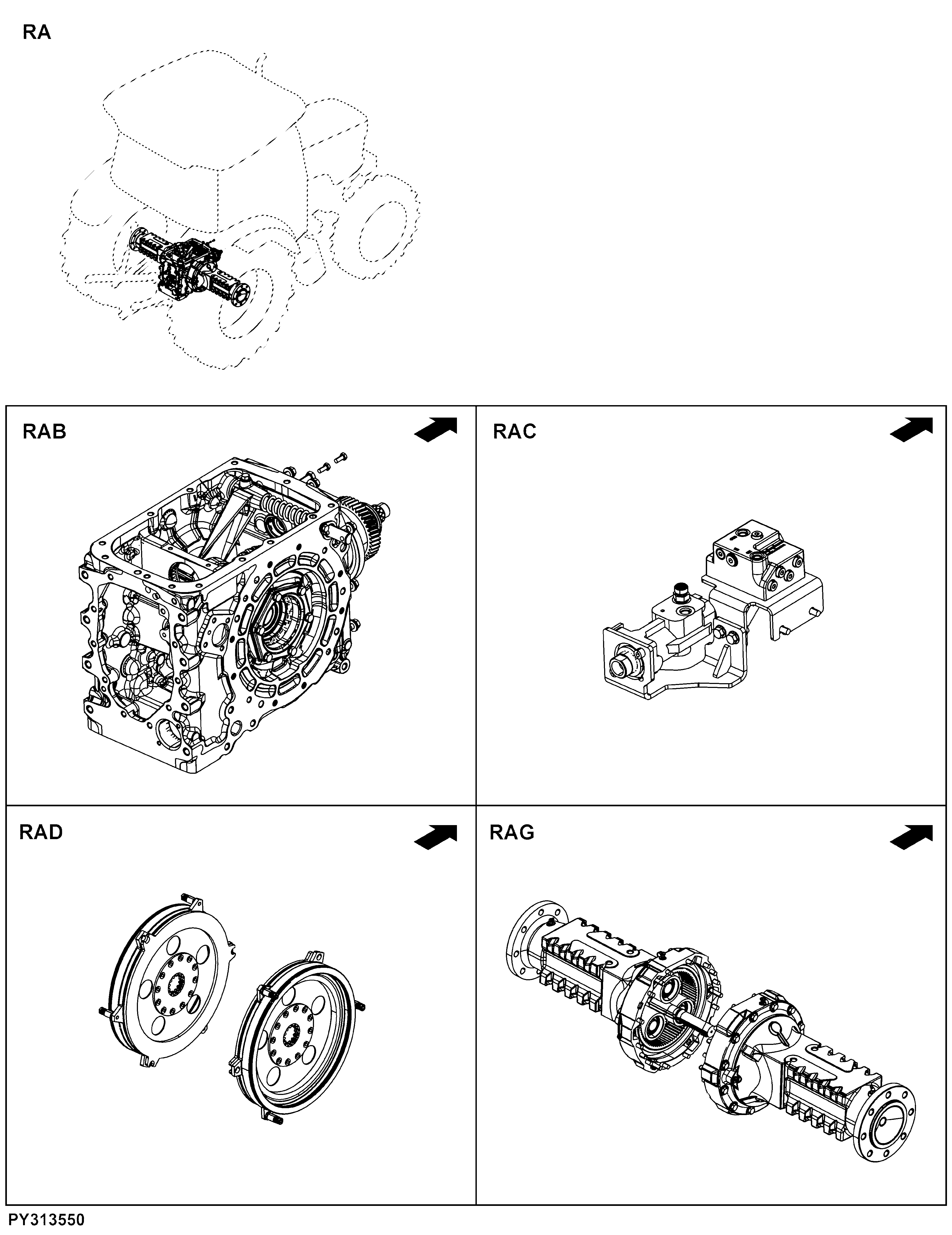 RA Rear Axle