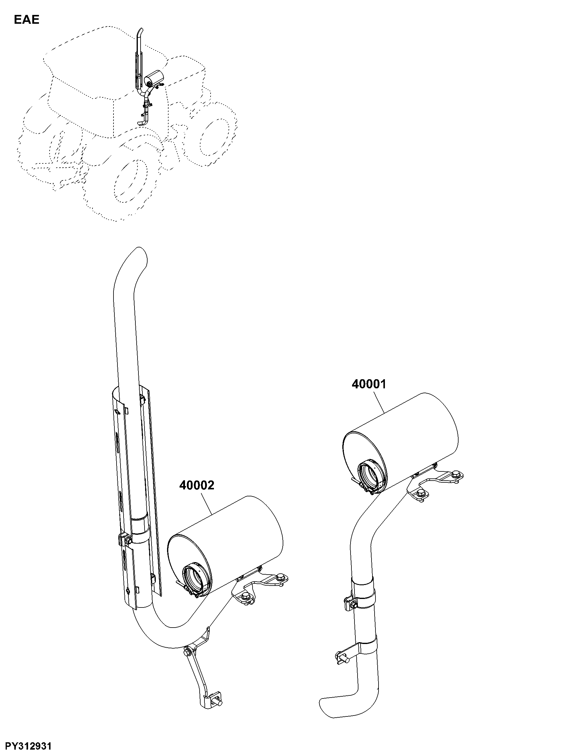 EAE Exhaust System, Engine Air