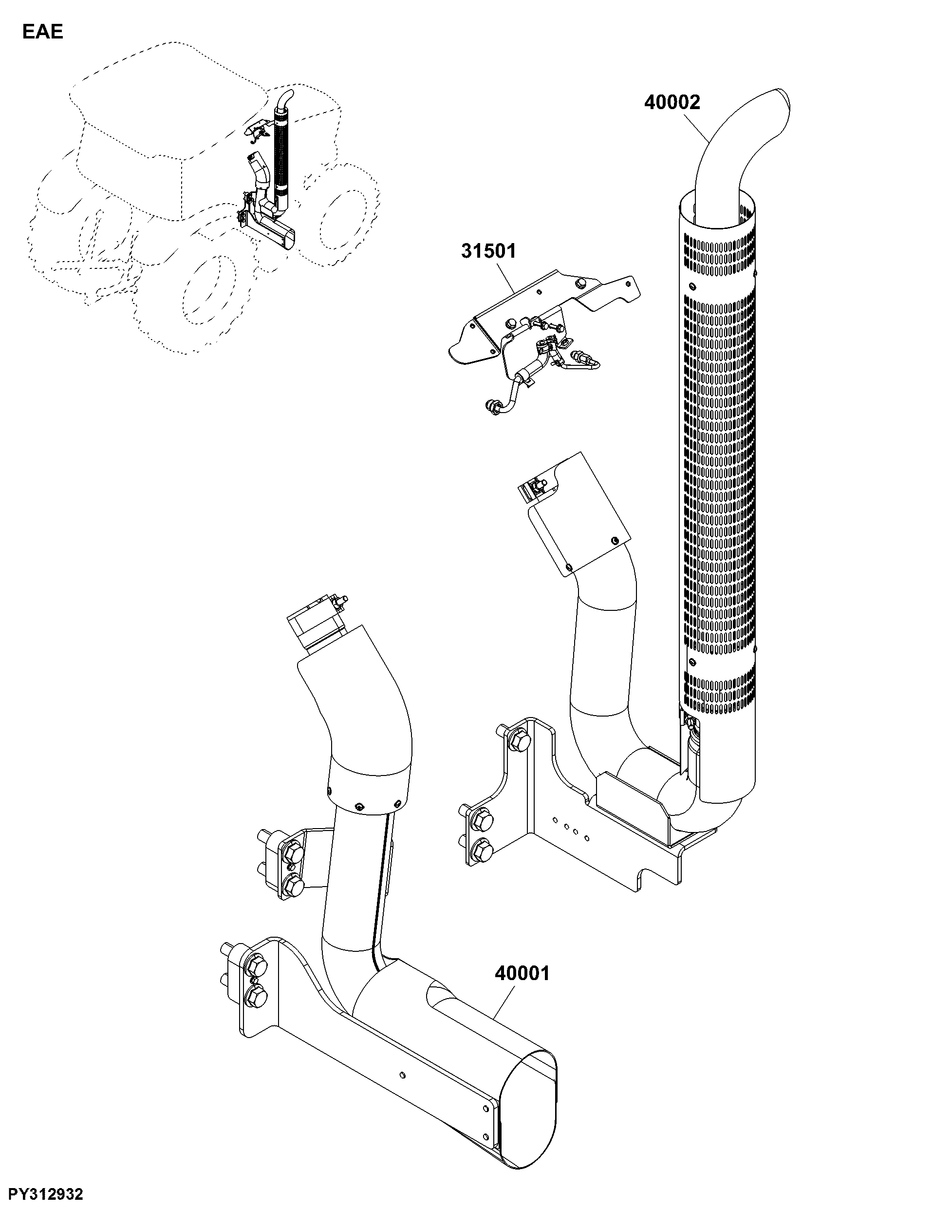 EAE Exhaust System, Engine Air