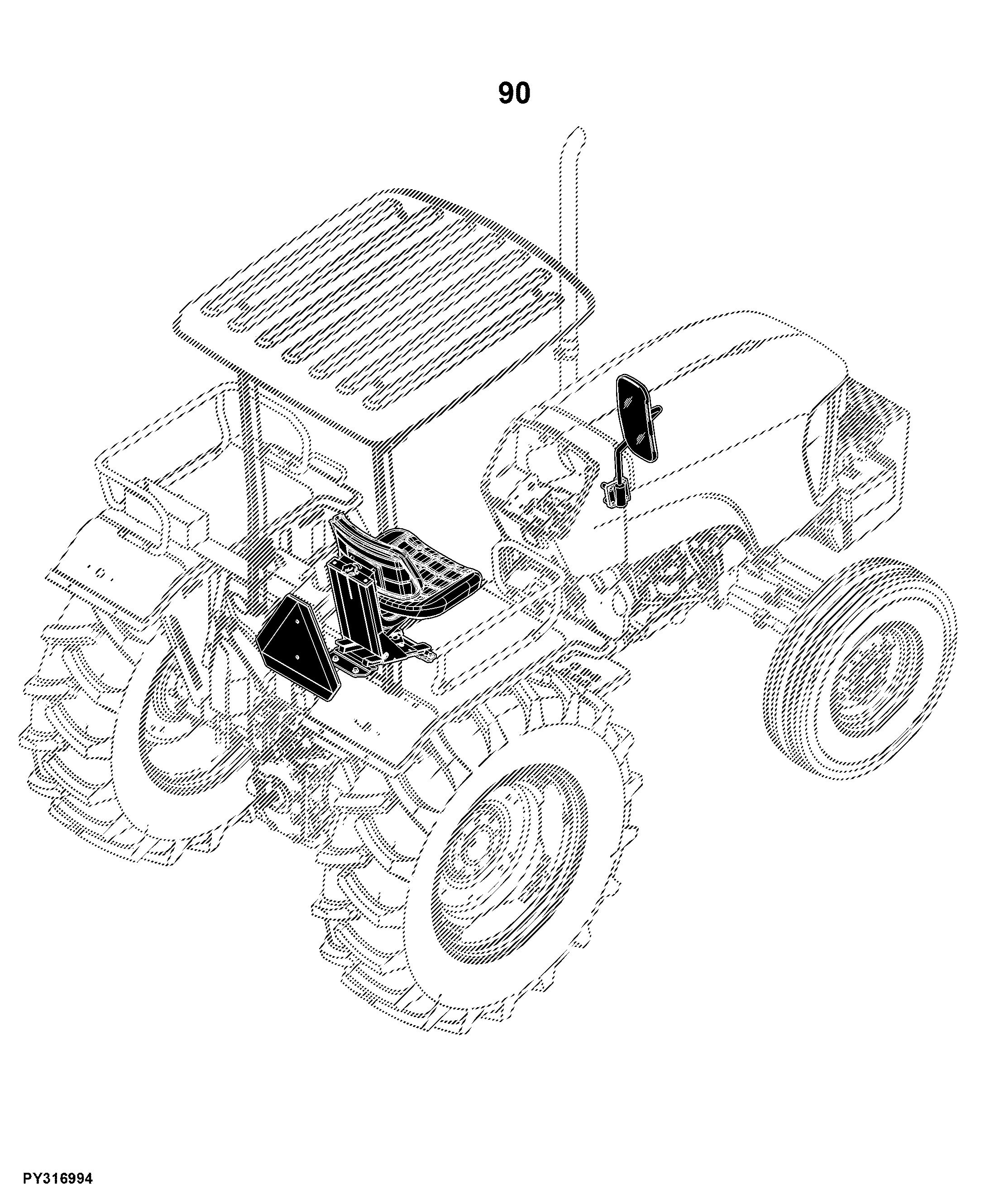 5105 Tractor (TREM IIIA Engine)(India Edition)