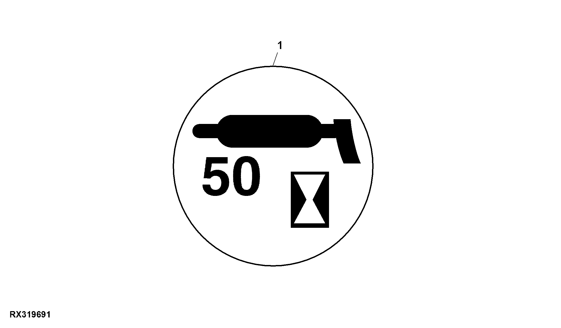 Label, 50 Hour Grease