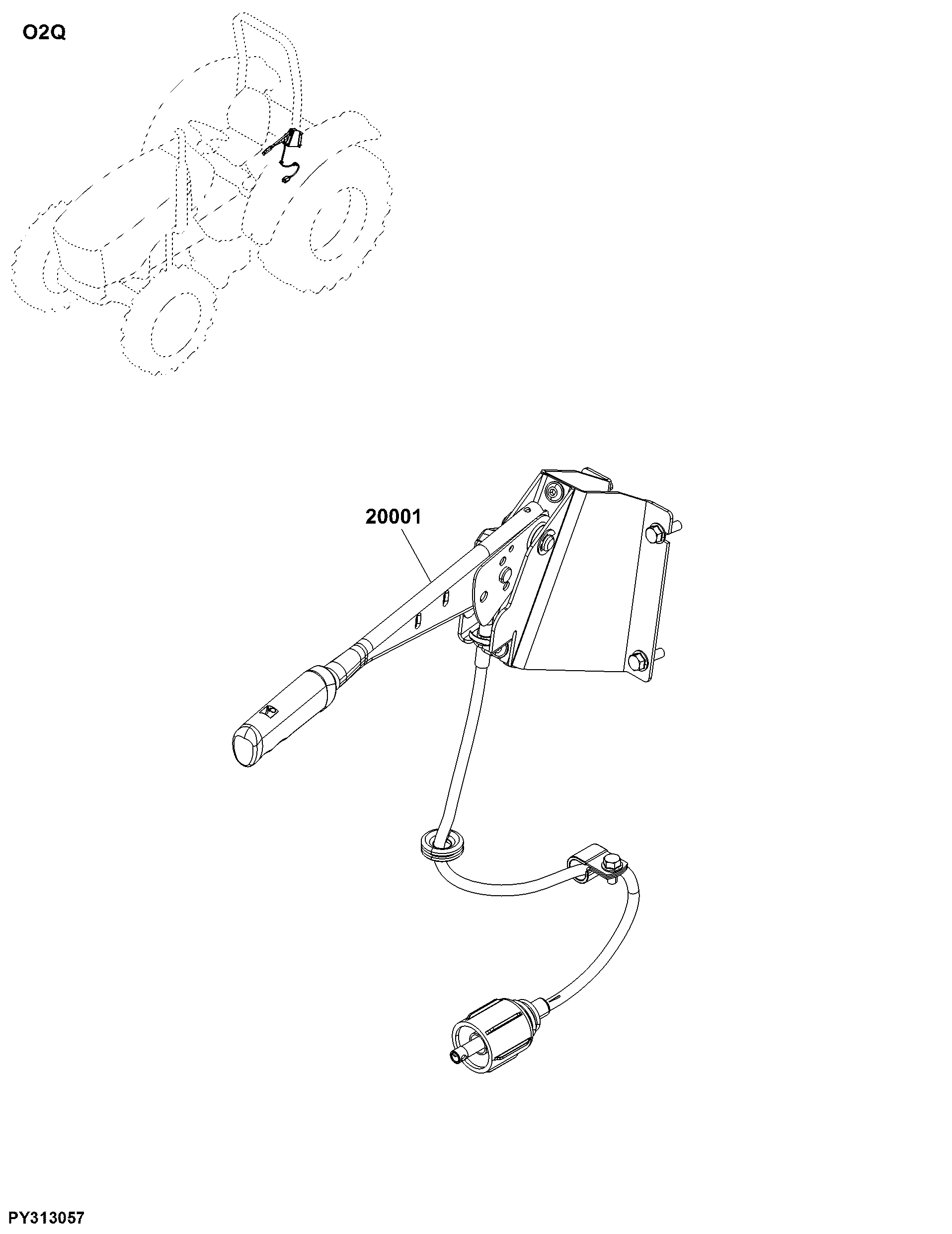 O2Q Secondary Brake Controls